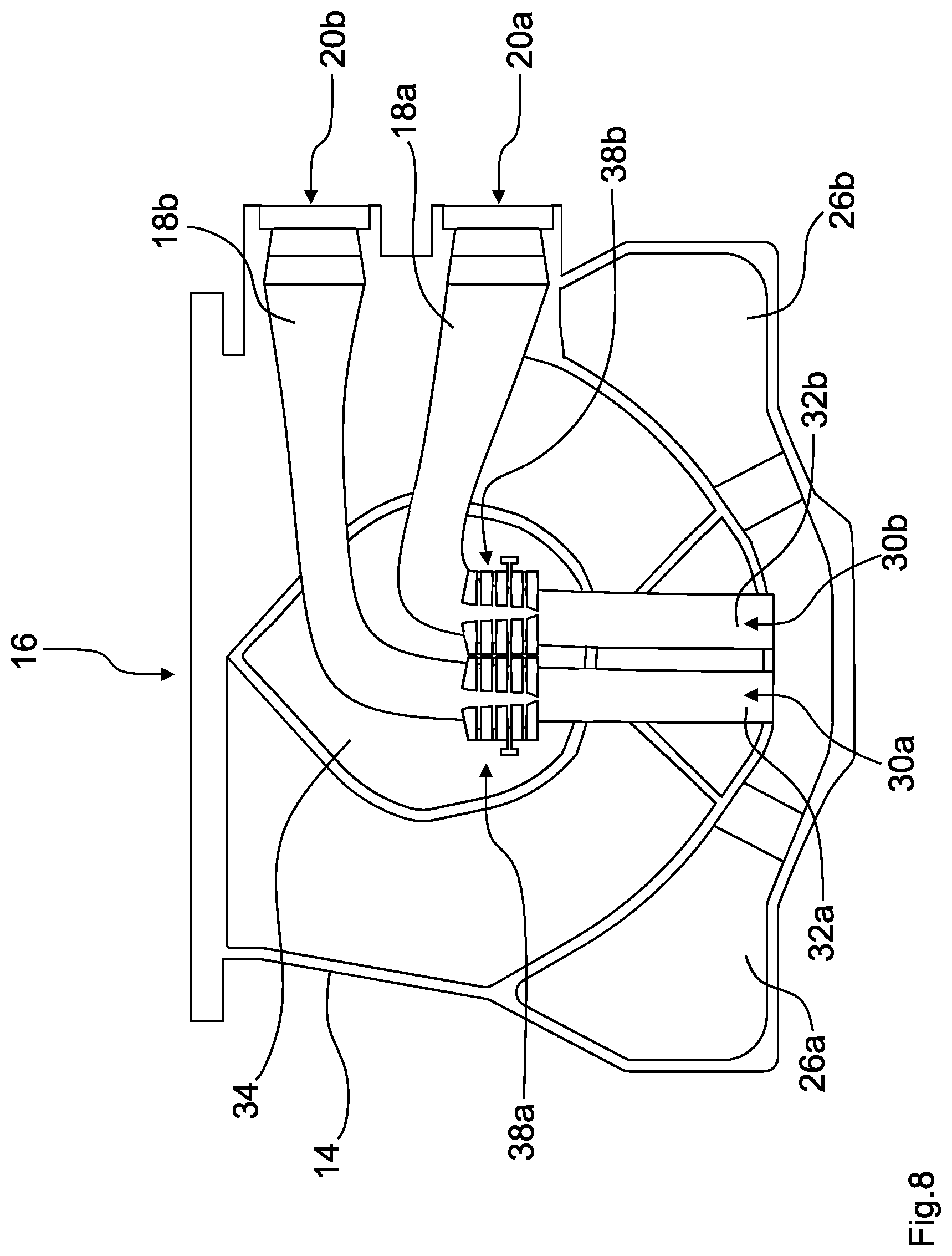 Patent US12310281 Figure 8 – Distribution device for granular material