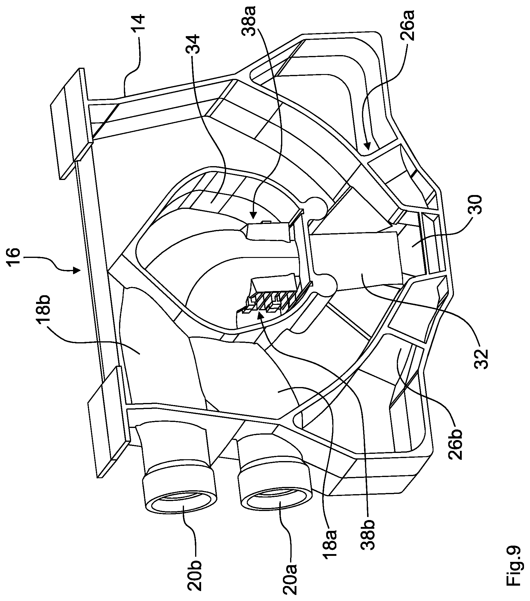 Patent US12310281 Figure 9 – Distribution device for granular material