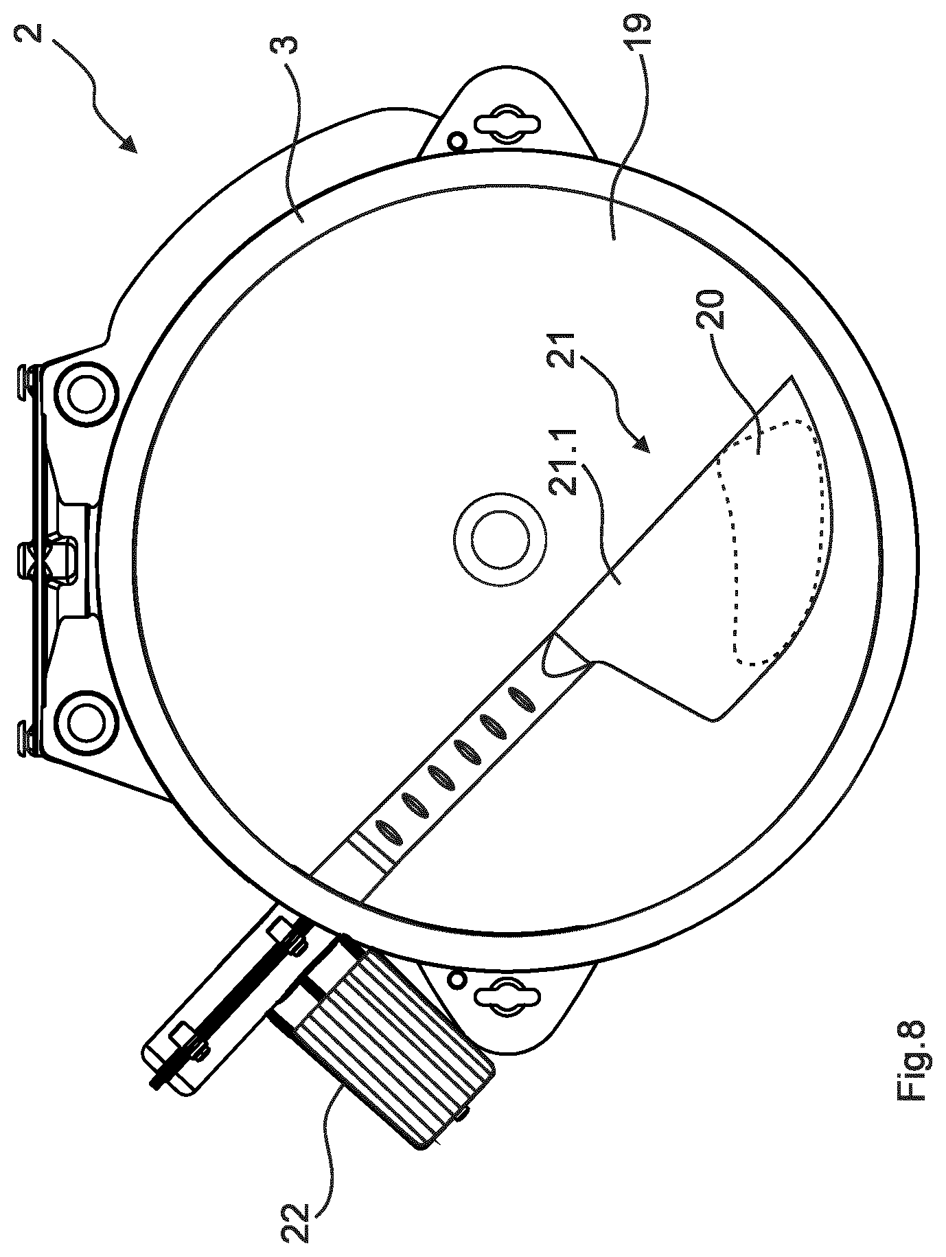 Patent US12310282 Figure 8 – Metering system of an agricultural machine