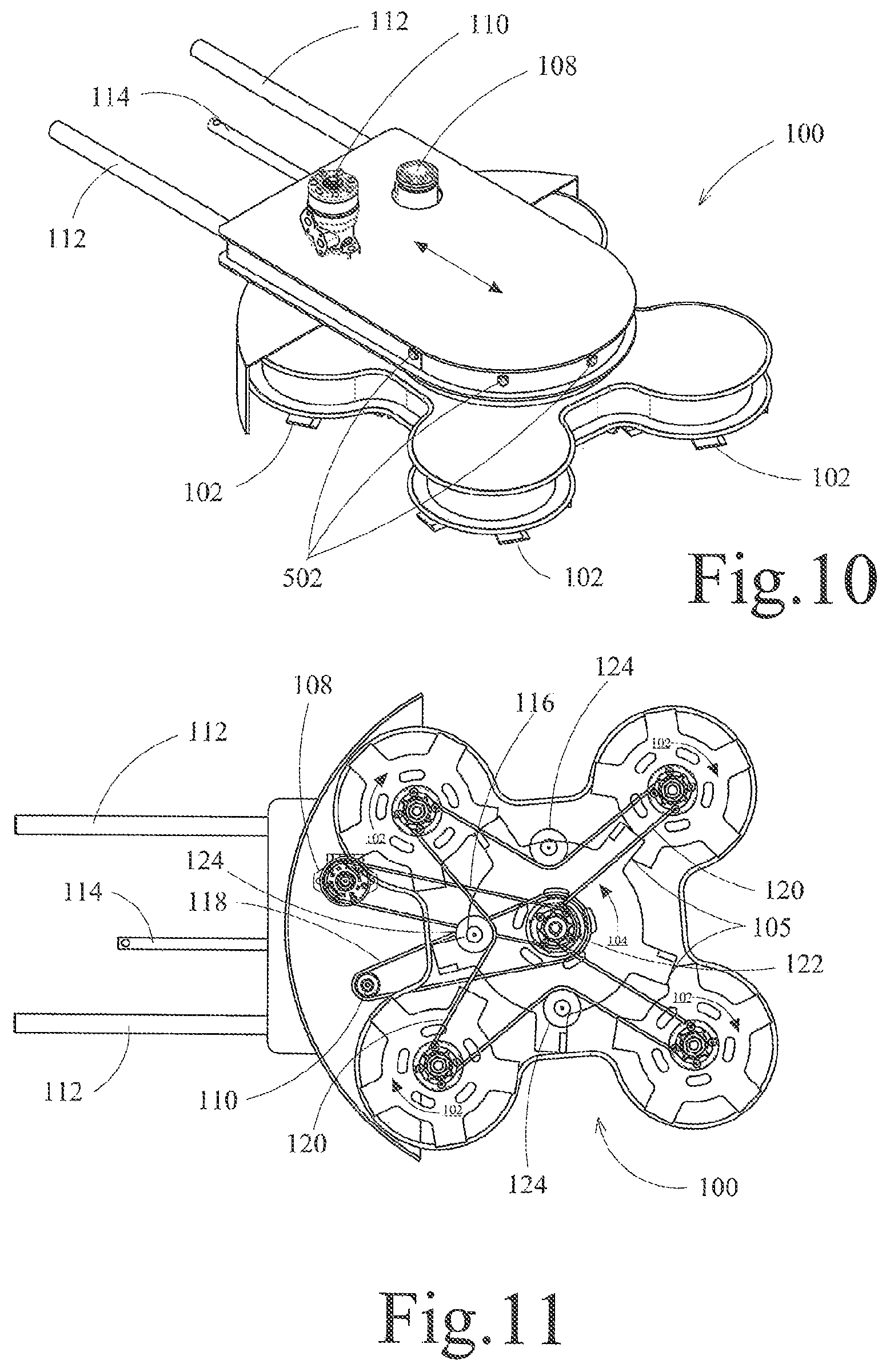 Patent US12310284 Figure 7 – Turf trimming system and integrated control system