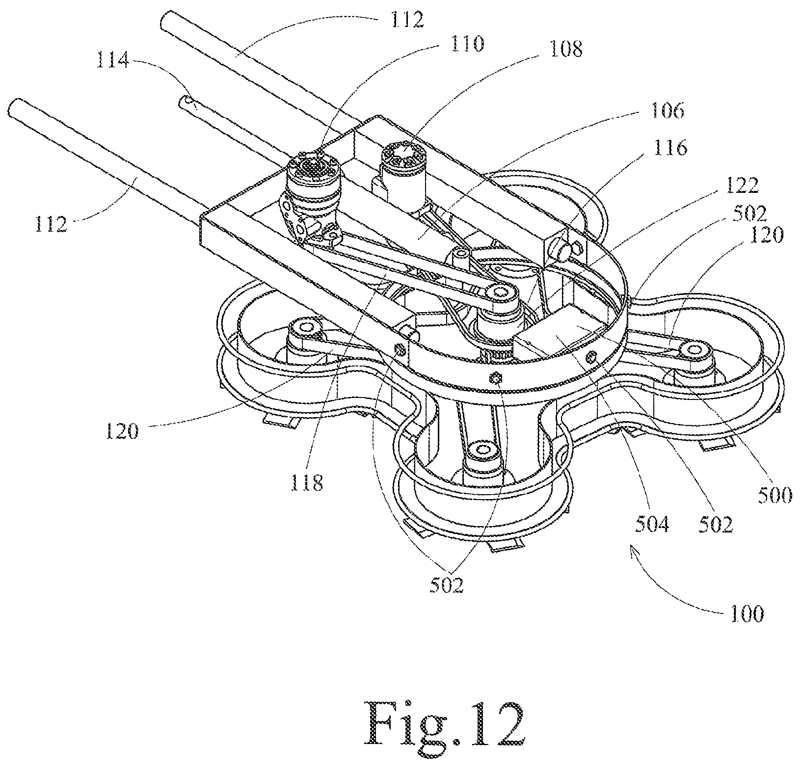 Patent US12310284 Figure 8 – Turf trimming system and integrated control system