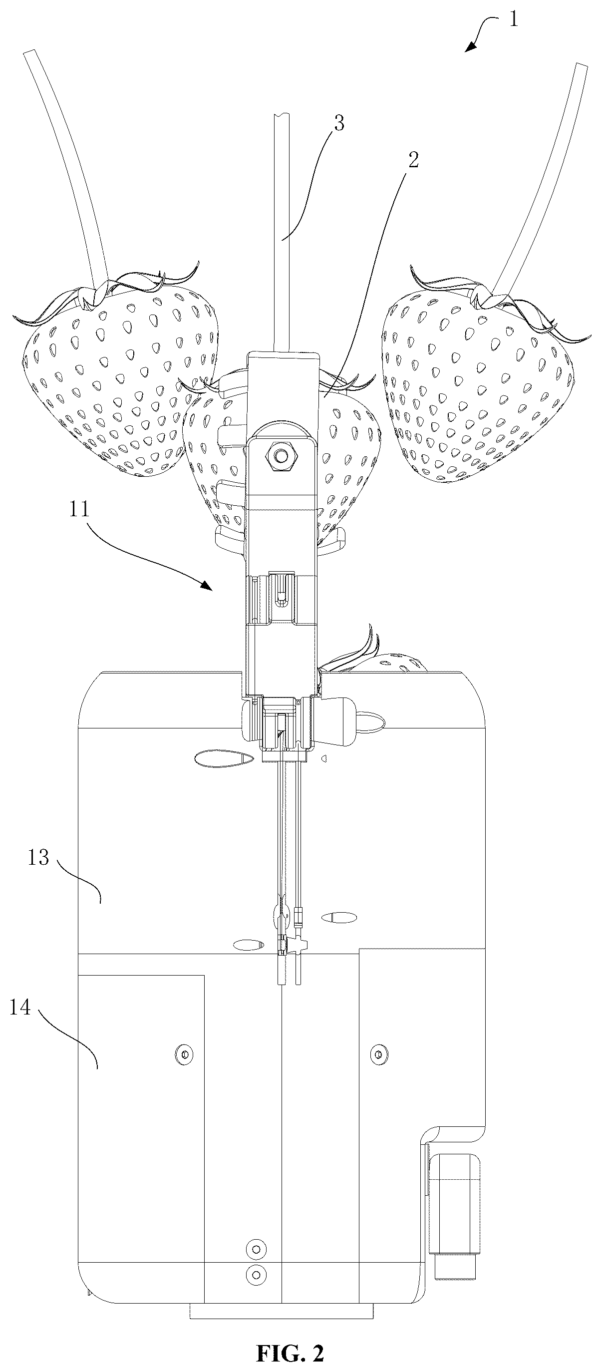 Patent US12310288 Figure 2 – Harvesting method of snap-off picking gripper, and snap-off harvesting gripper