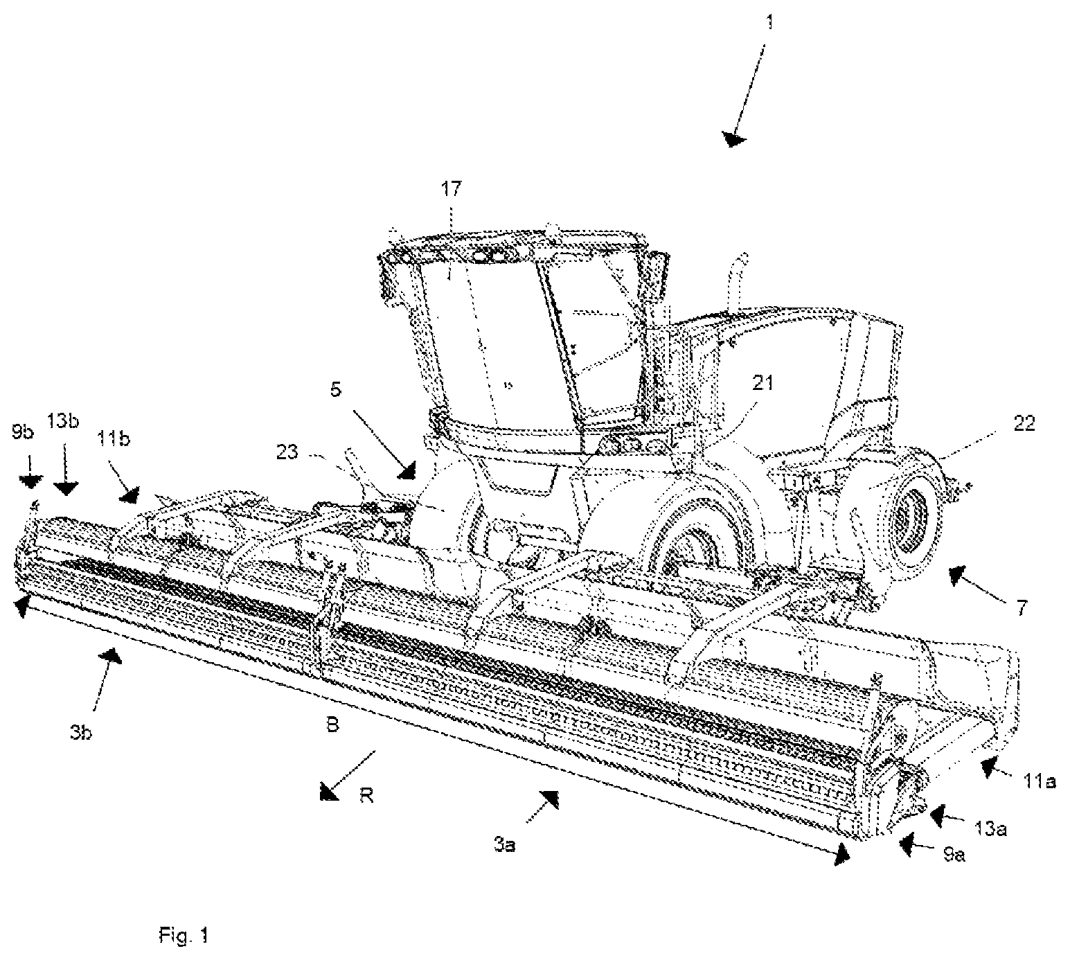 Patent US12310290 Figure 1 – Moveable device for picking up a product from the land