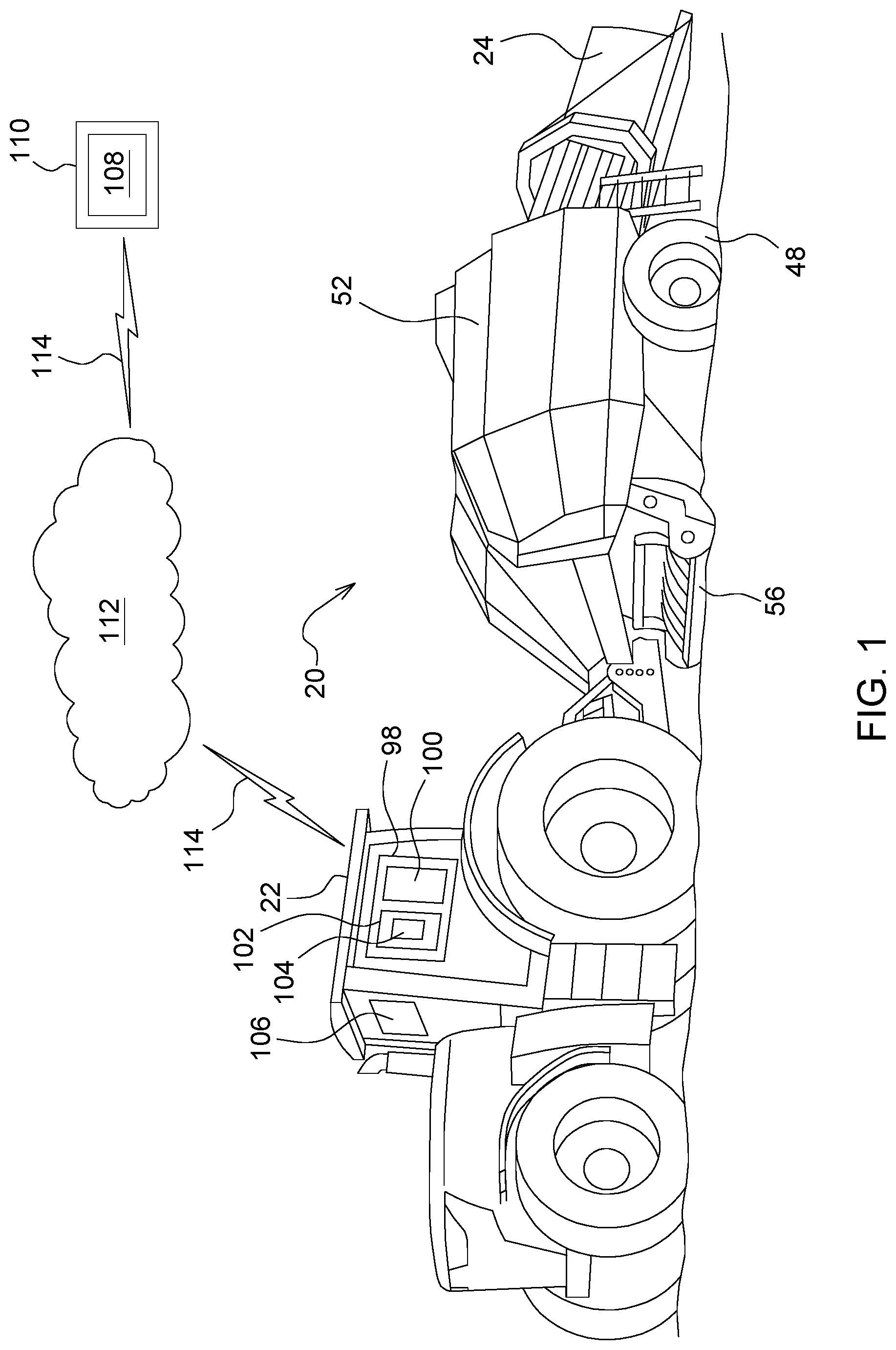 Patent US12310292 Figure 1 – Square baler implement with twine monitoring system
