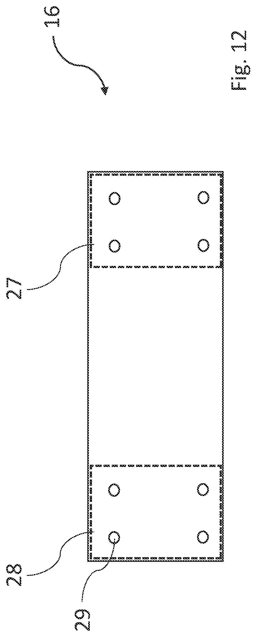 Patent US12310296 Figure 8 – Articulated boom, machine, method for manufacturing a connecting piece for an articulated boom and use of an articulated boom