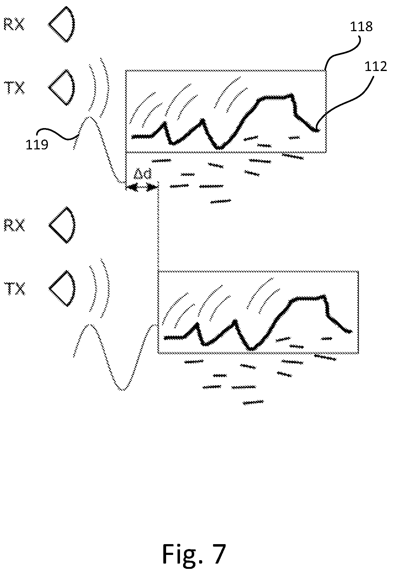 Patent US12310297 Figure 8 – Harvesting head for length determination of a tree trunk and an associated method