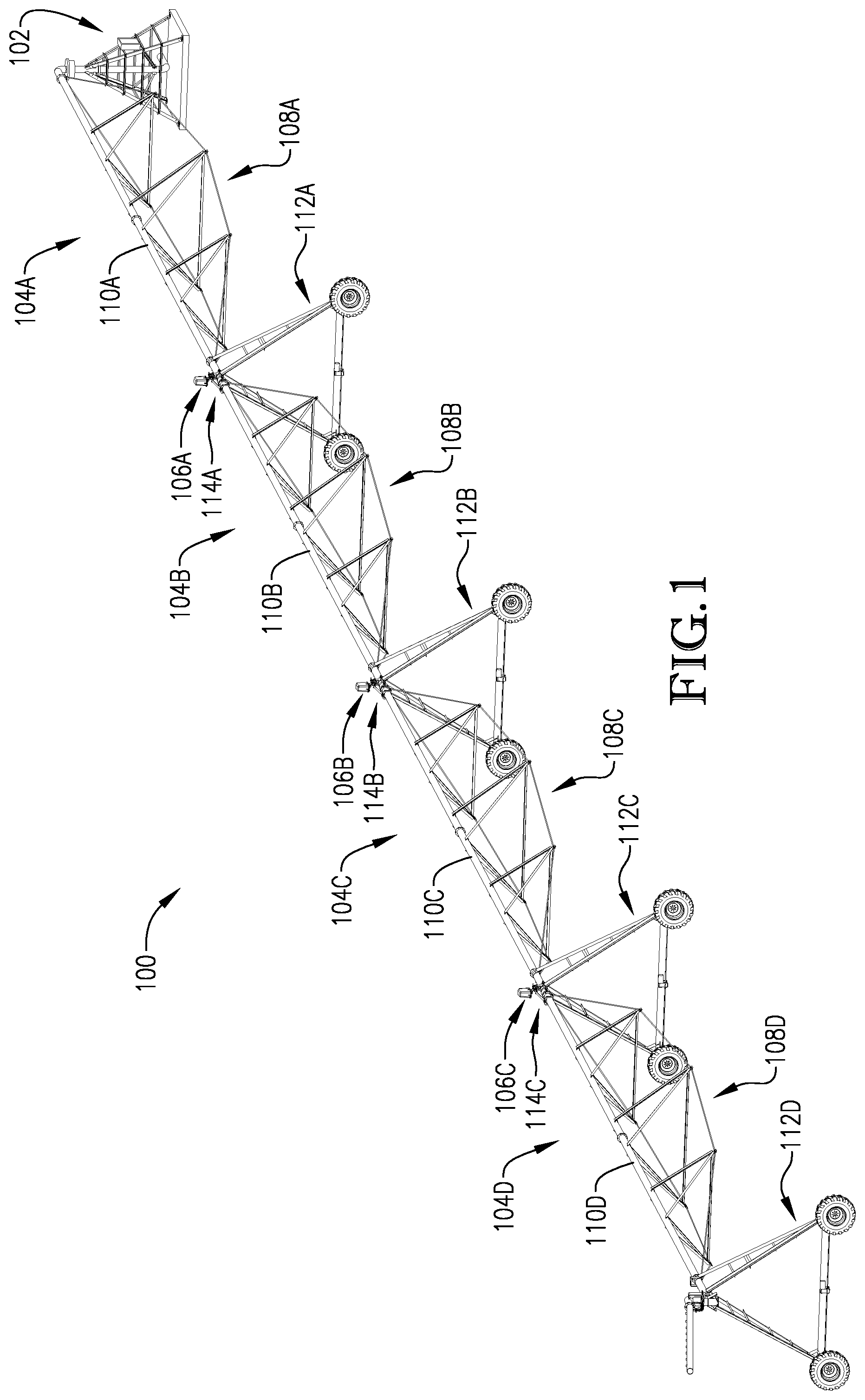 Patent US12310298 Figure 1 – Alignment guide for an alignment system of a mobile irrigation system