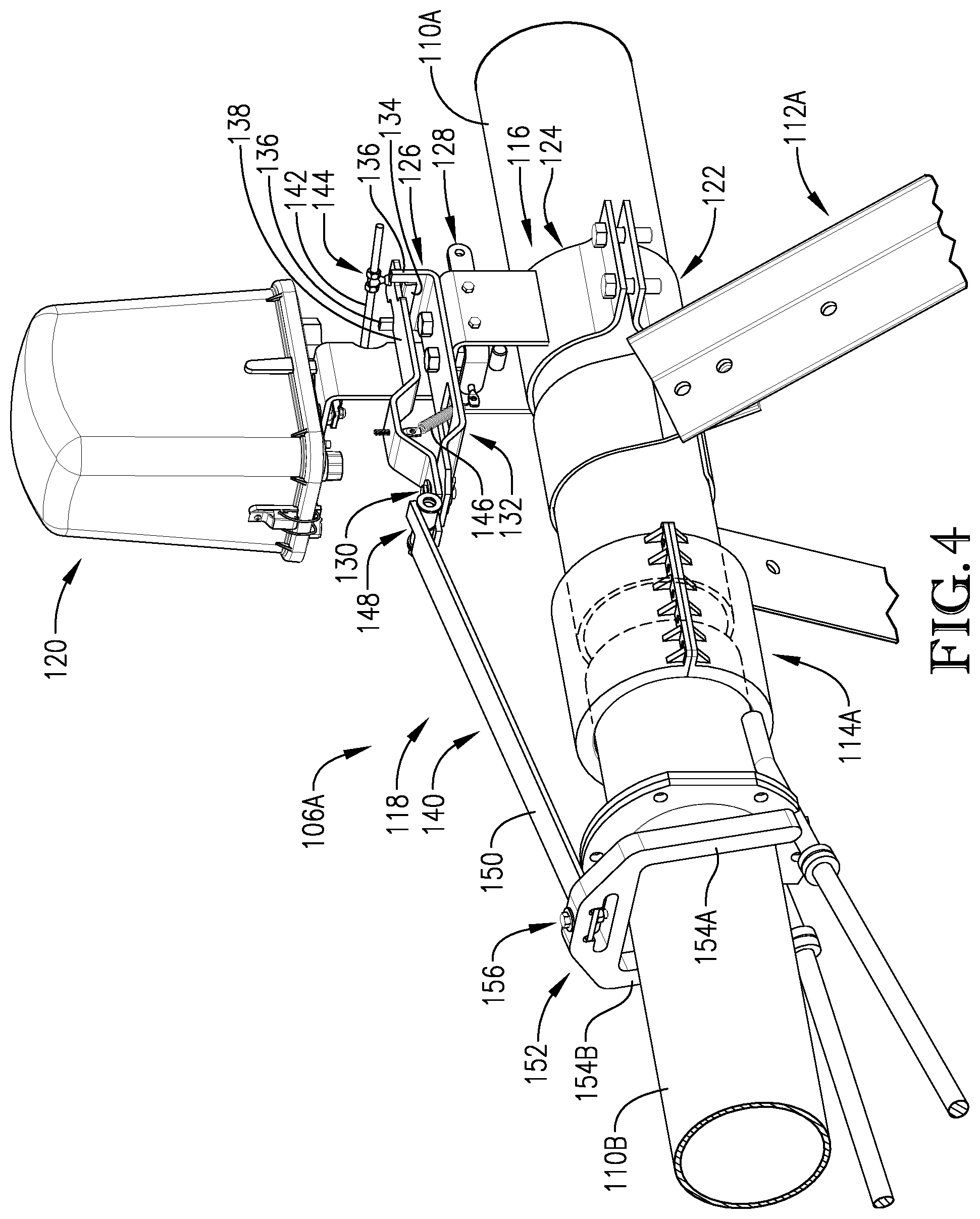 Patent US12310298 Figure 4 – Alignment guide for an alignment system of a mobile irrigation system