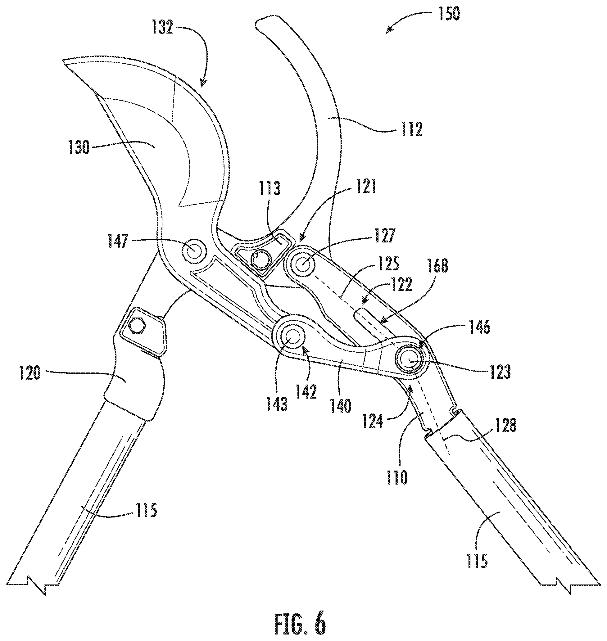 Patent US12310300 Figure 4 – Hand tool with shear assembly