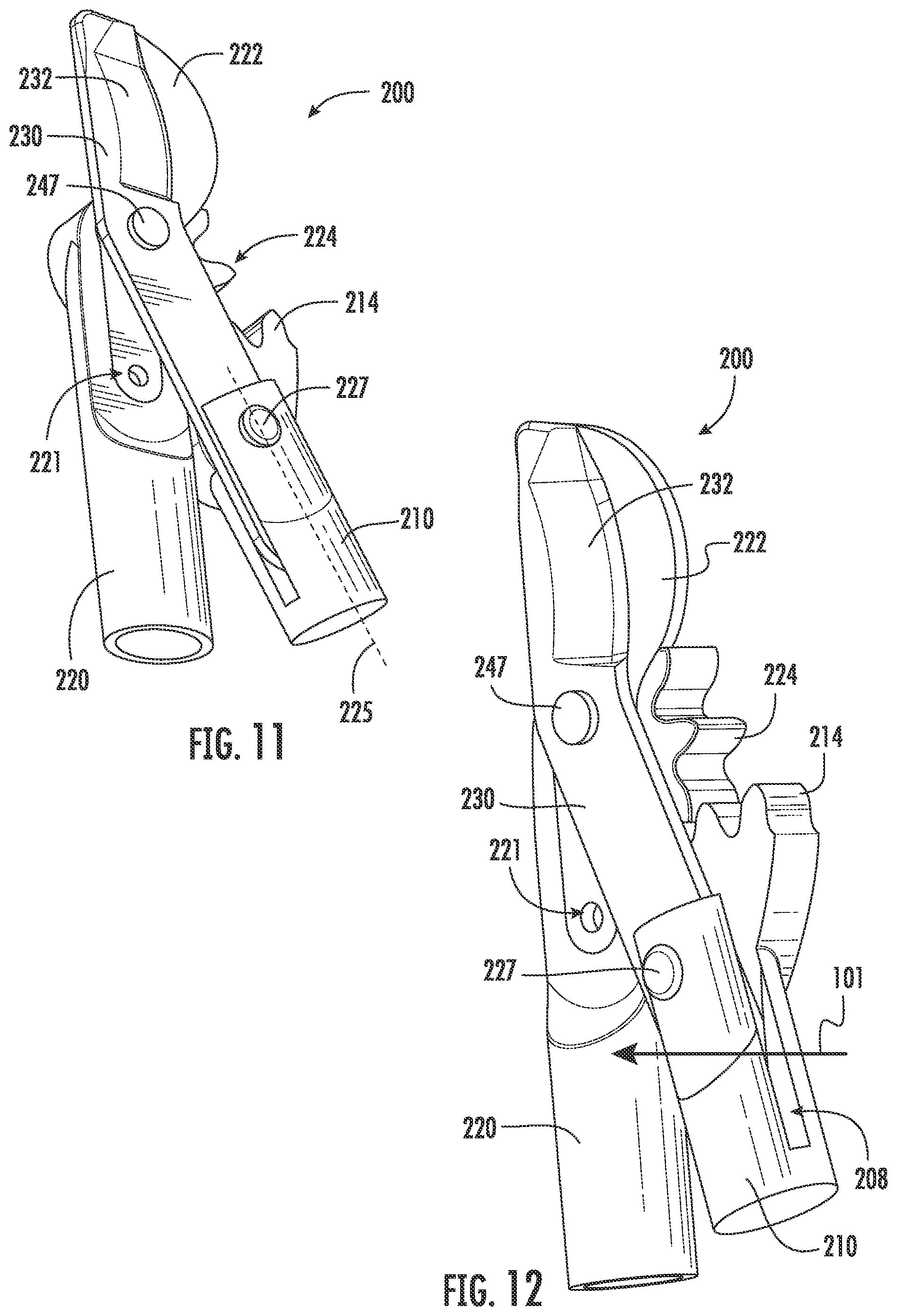 Patent US12310300 Figure 9 – Hand tool with shear assembly