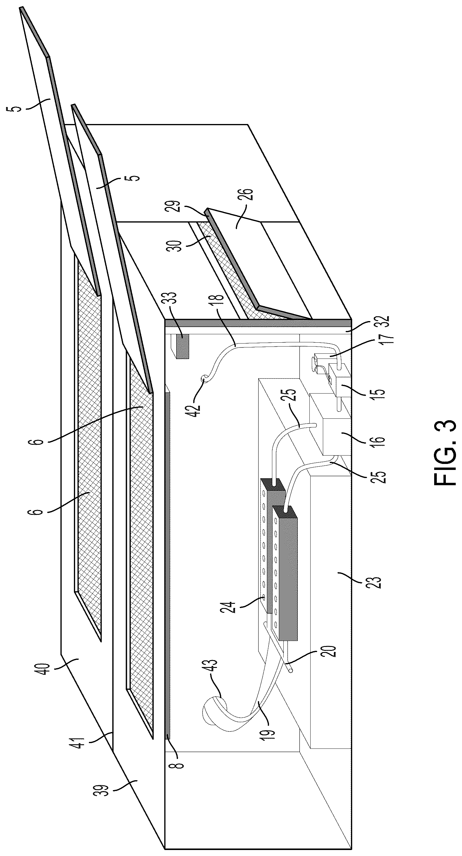 Patent US12310301 Figure 3 – Hydroponic system for use in a desert-like environment