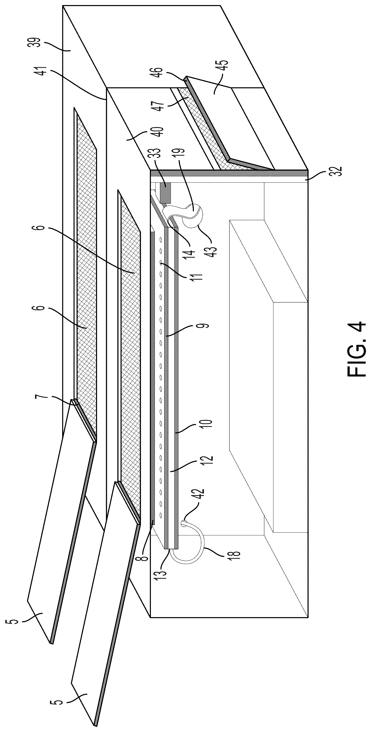 Patent US12310301 Figure 4 – Hydroponic system for use in a desert-like environment