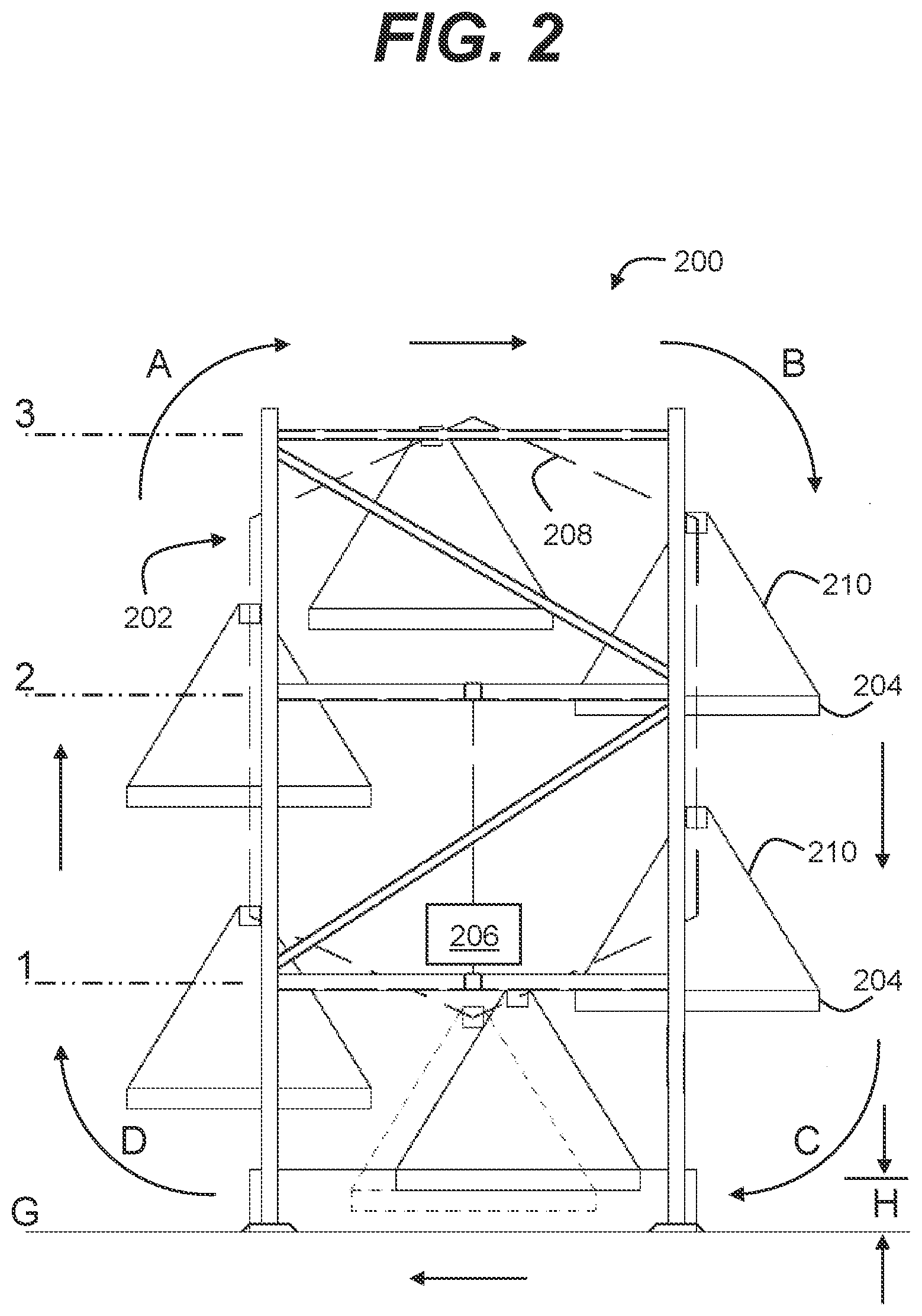 Patent US12310302 Figure 2 – Vertical cultivation system and method