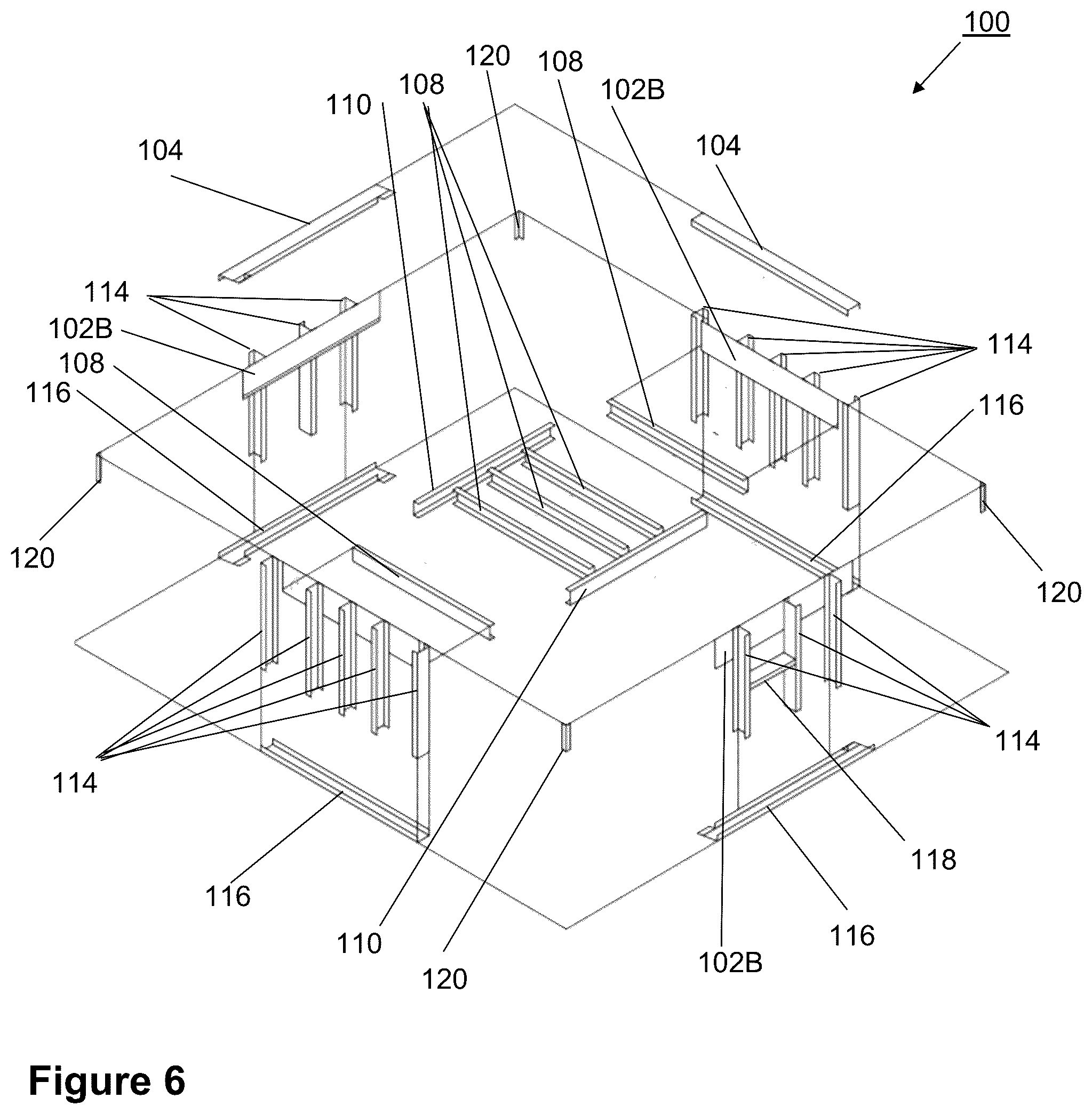 Patent US12310303 Figure 3 – Raised planter
