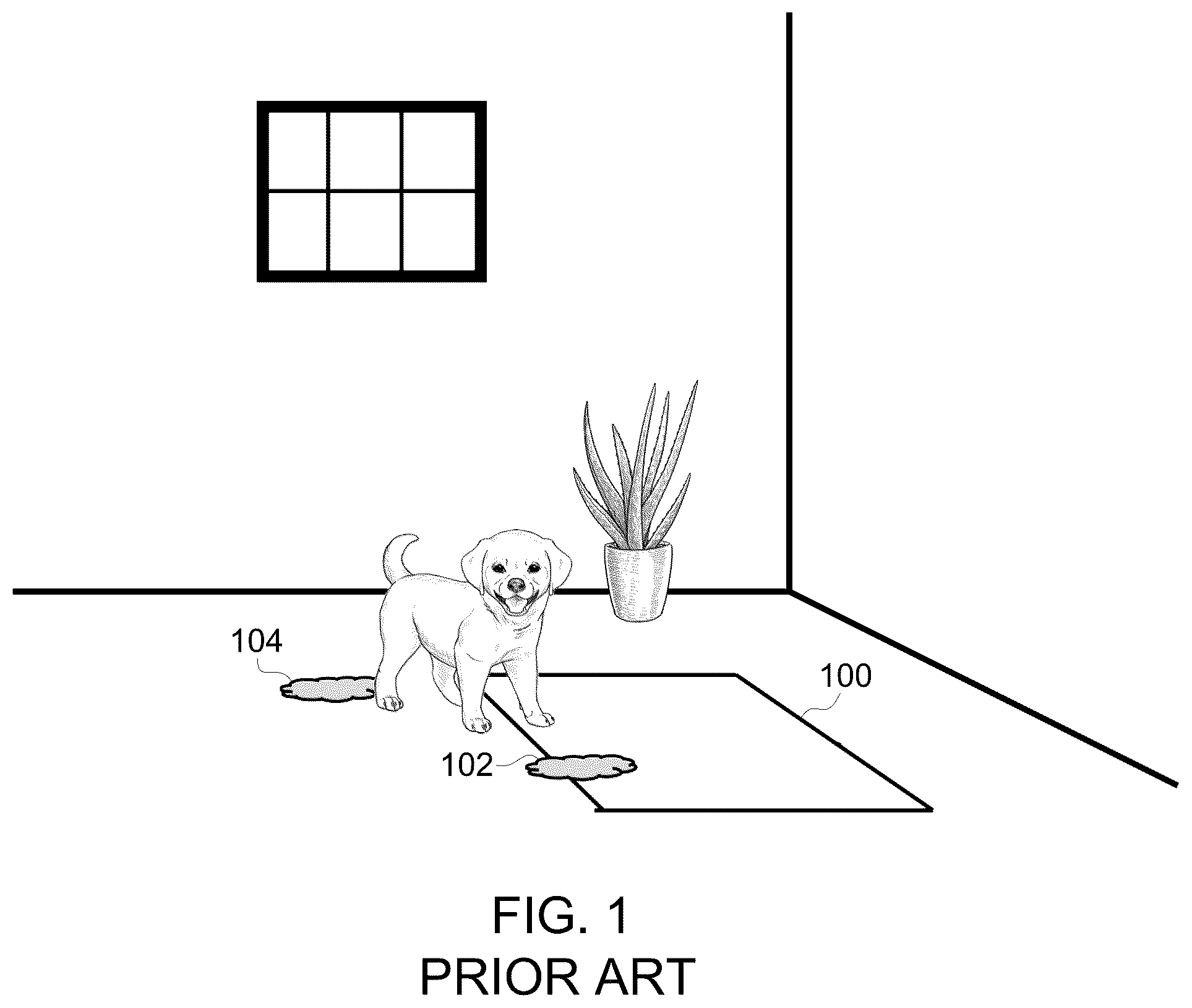 Patent US12310327 Figure 1 – Absorbent pet pad