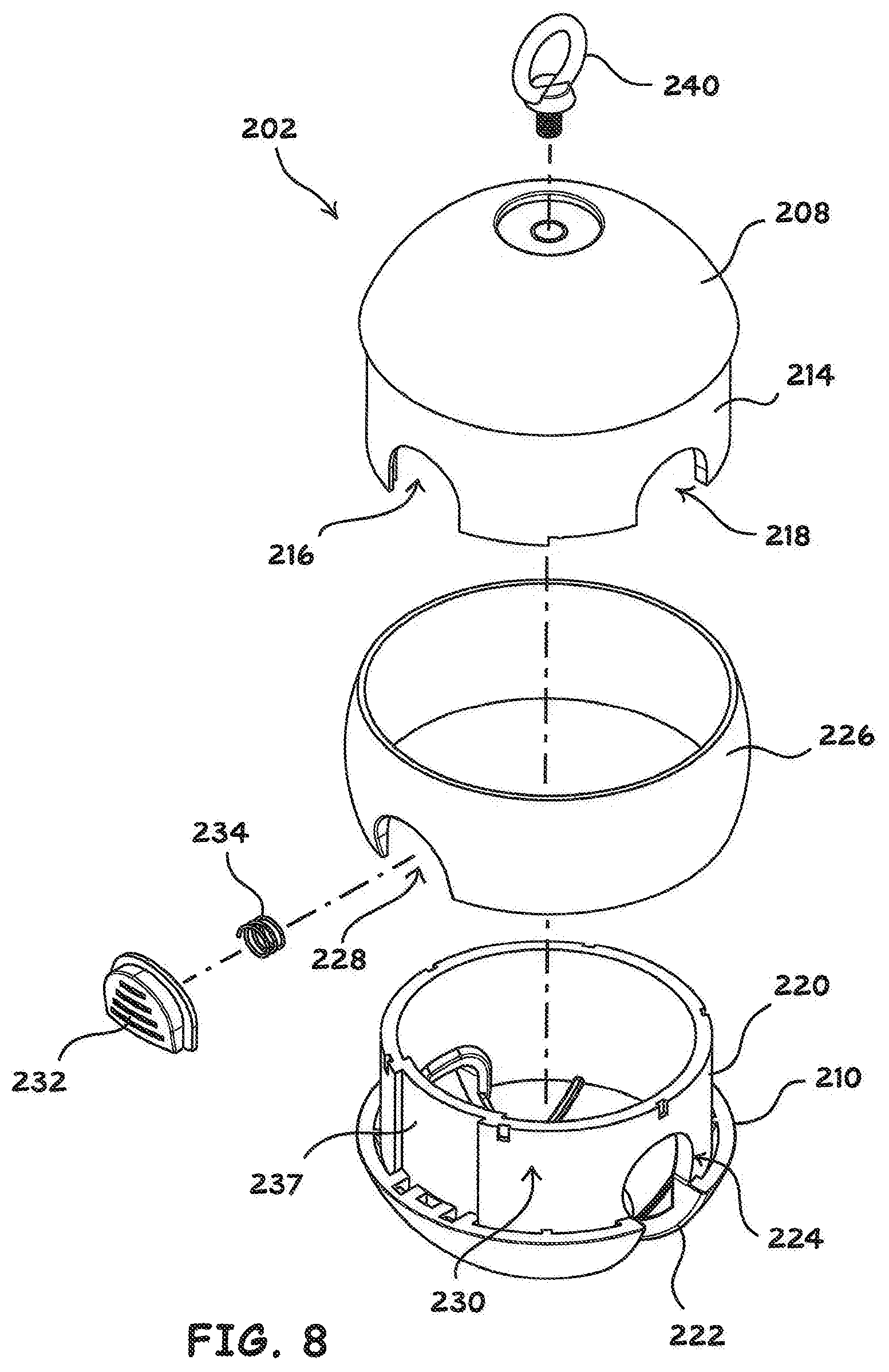 Patent US12310334 Figure 5 – Multi-lead dog leash system