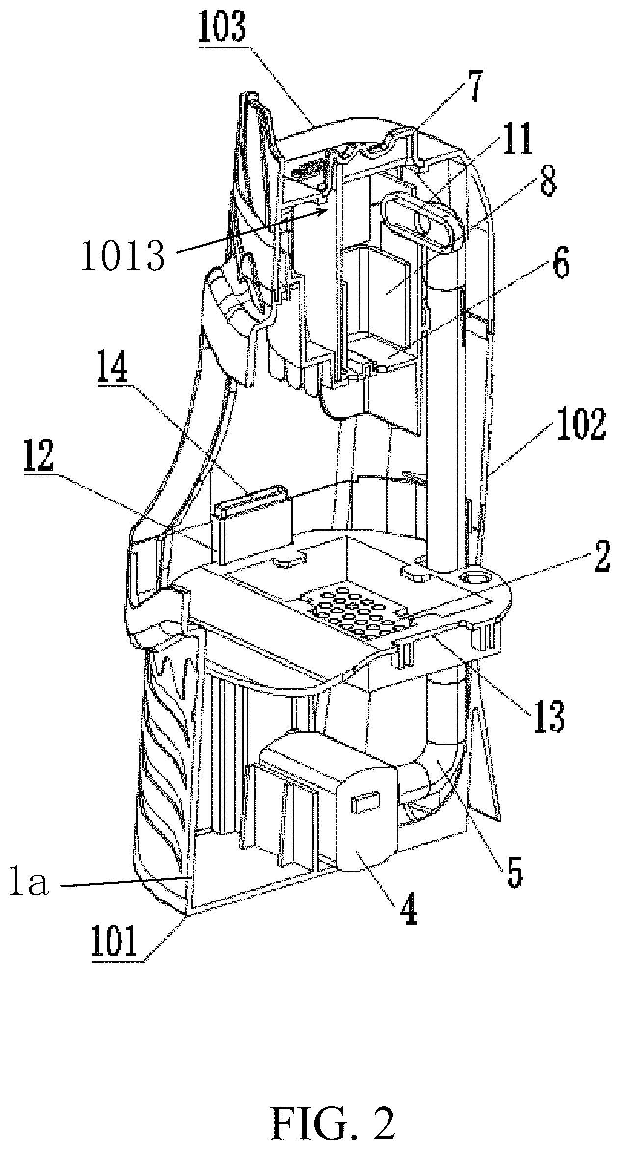 Patent US12310343 Figure 2 – Pet water feeder