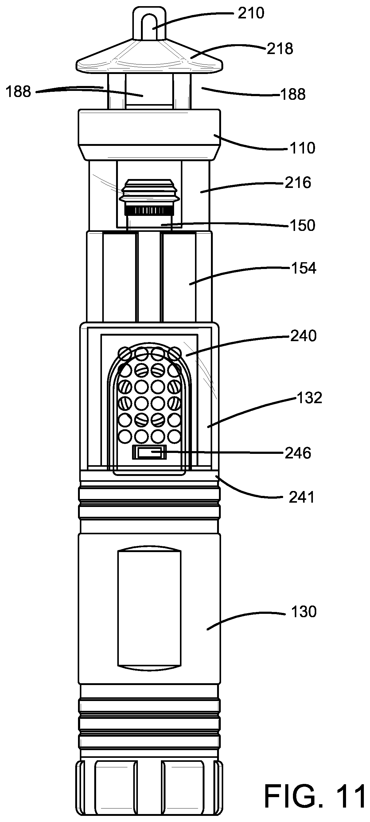 Patent US12310352 Figure 8 – Device for creating and distributing vaporized scent