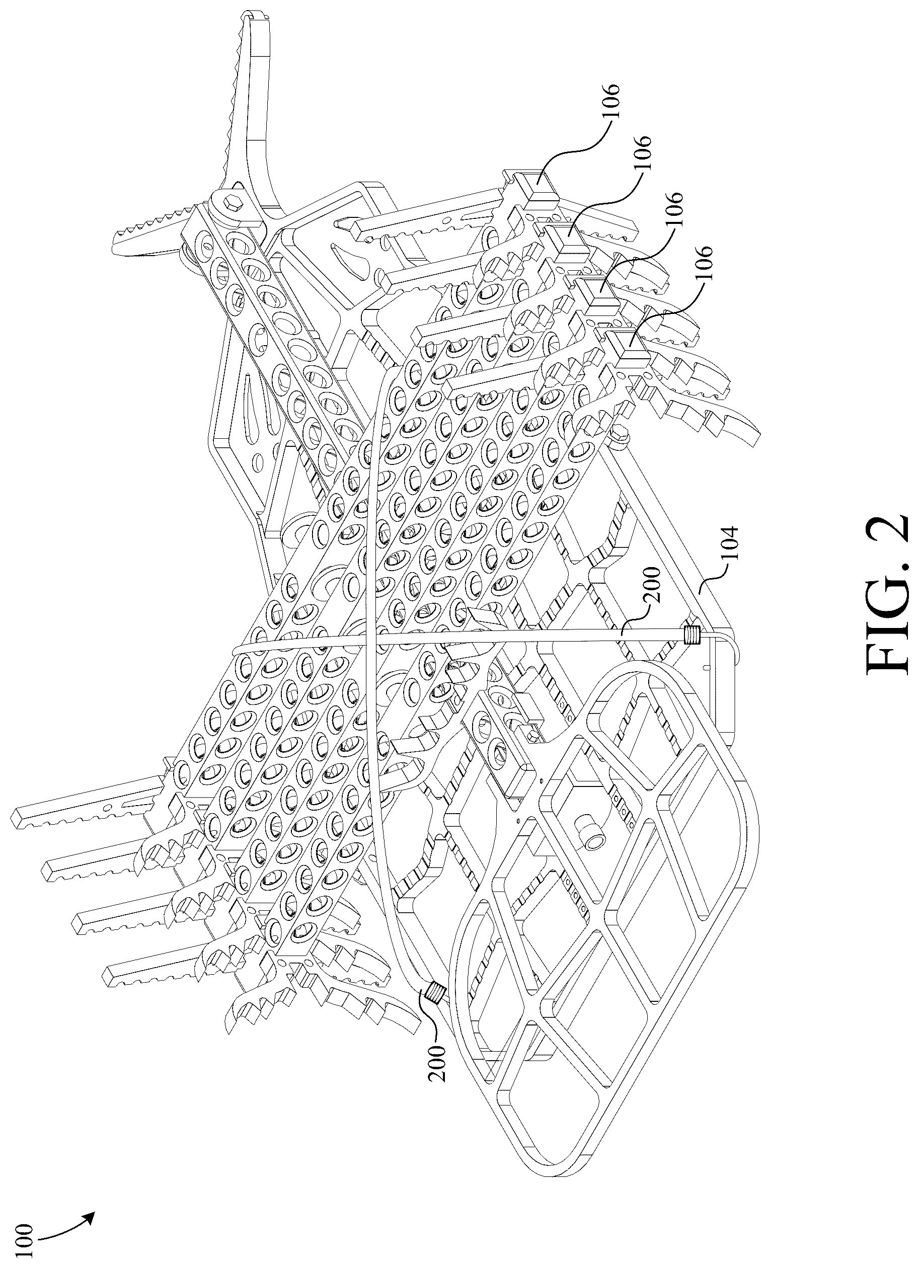 Patent US12310353 Figure 2 – Portable treestand and climbing stick system