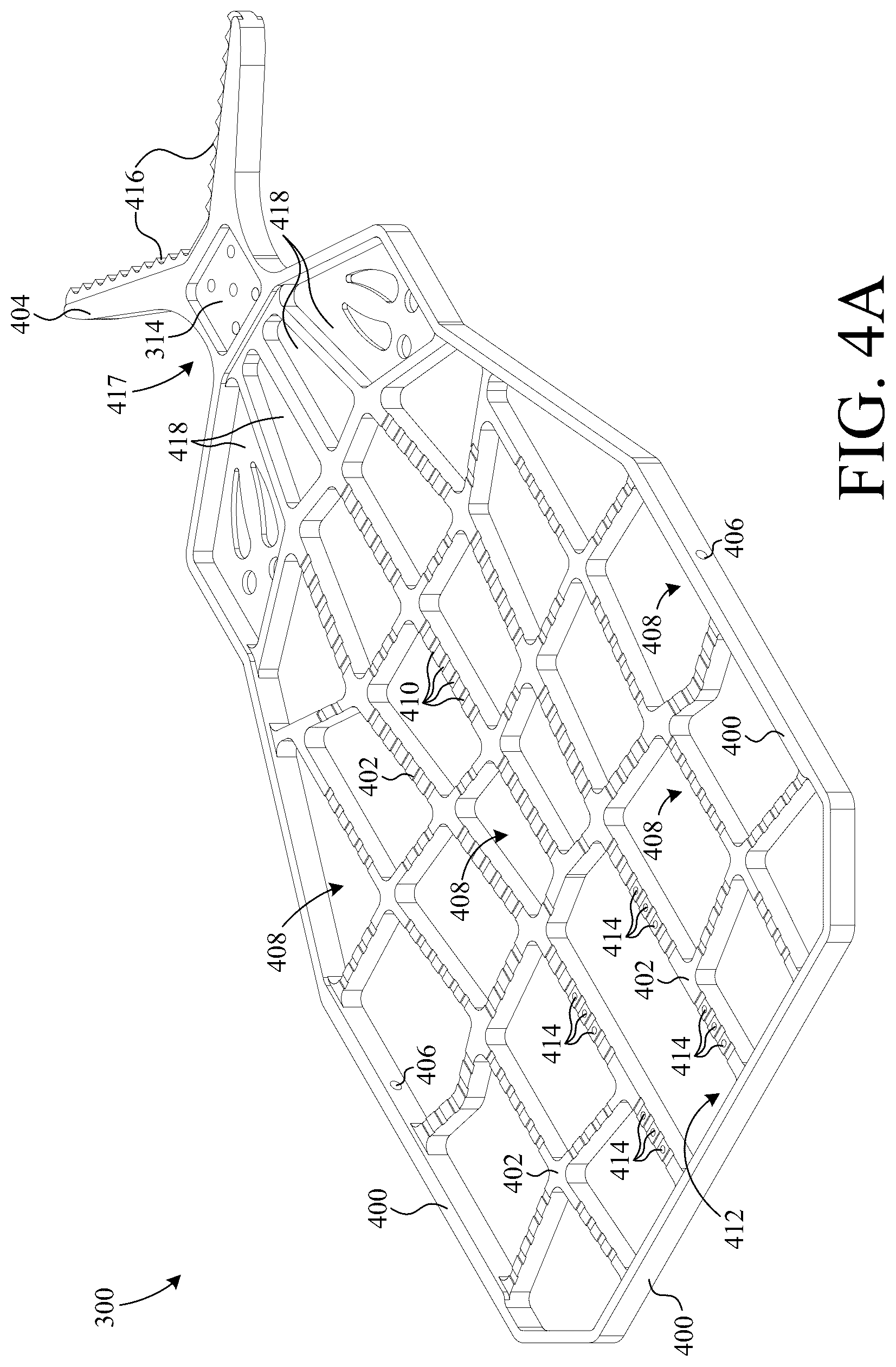 Patent US12310353 Figure 4 – Portable treestand and climbing stick system