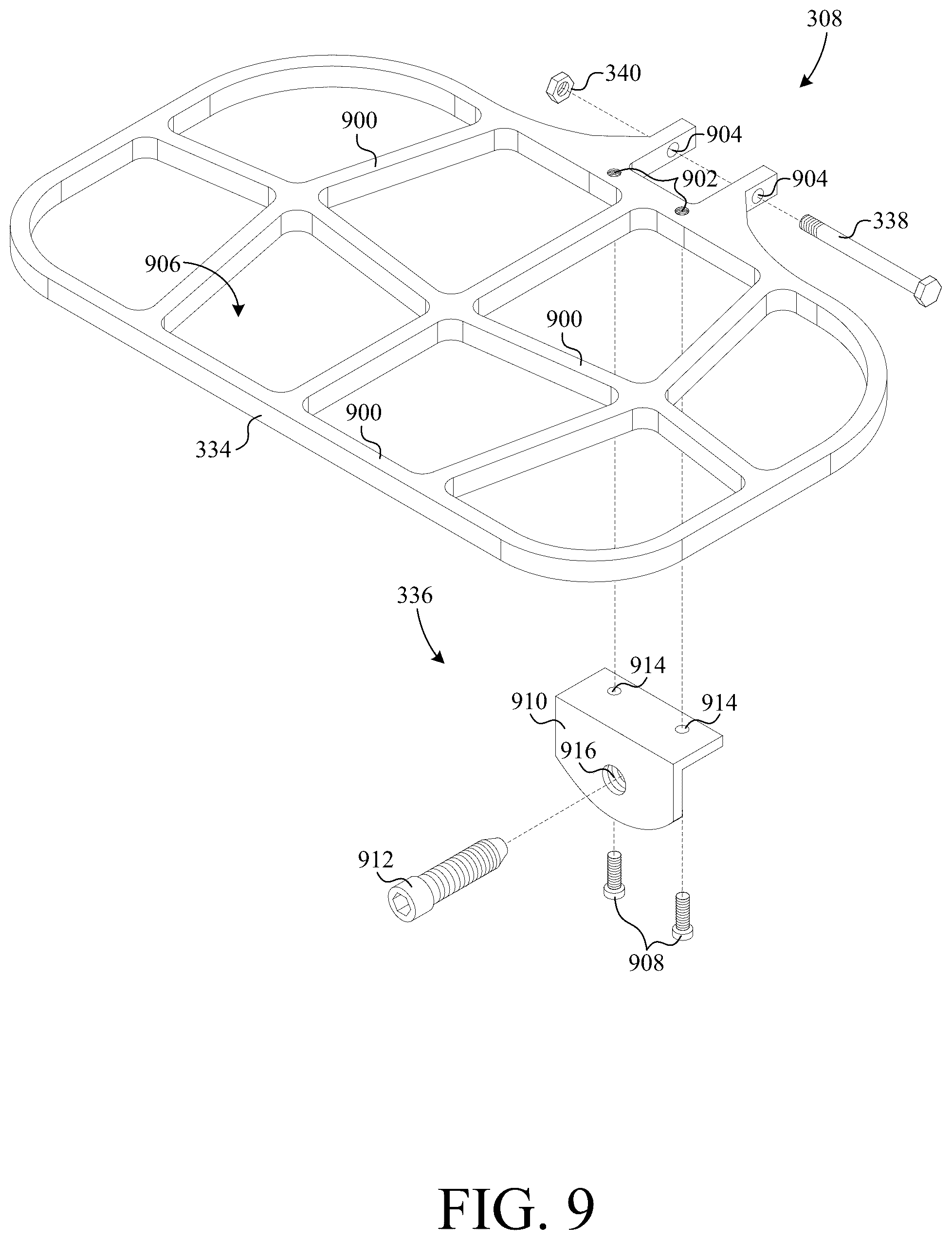 Patent US12310353 Figure 10 – Portable treestand and climbing stick system