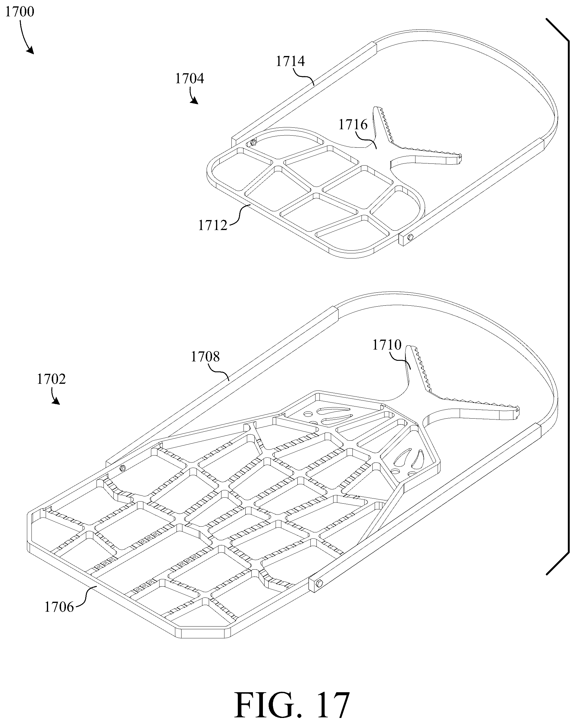 Patent US12310353 Figure 18 – Portable treestand and climbing stick system