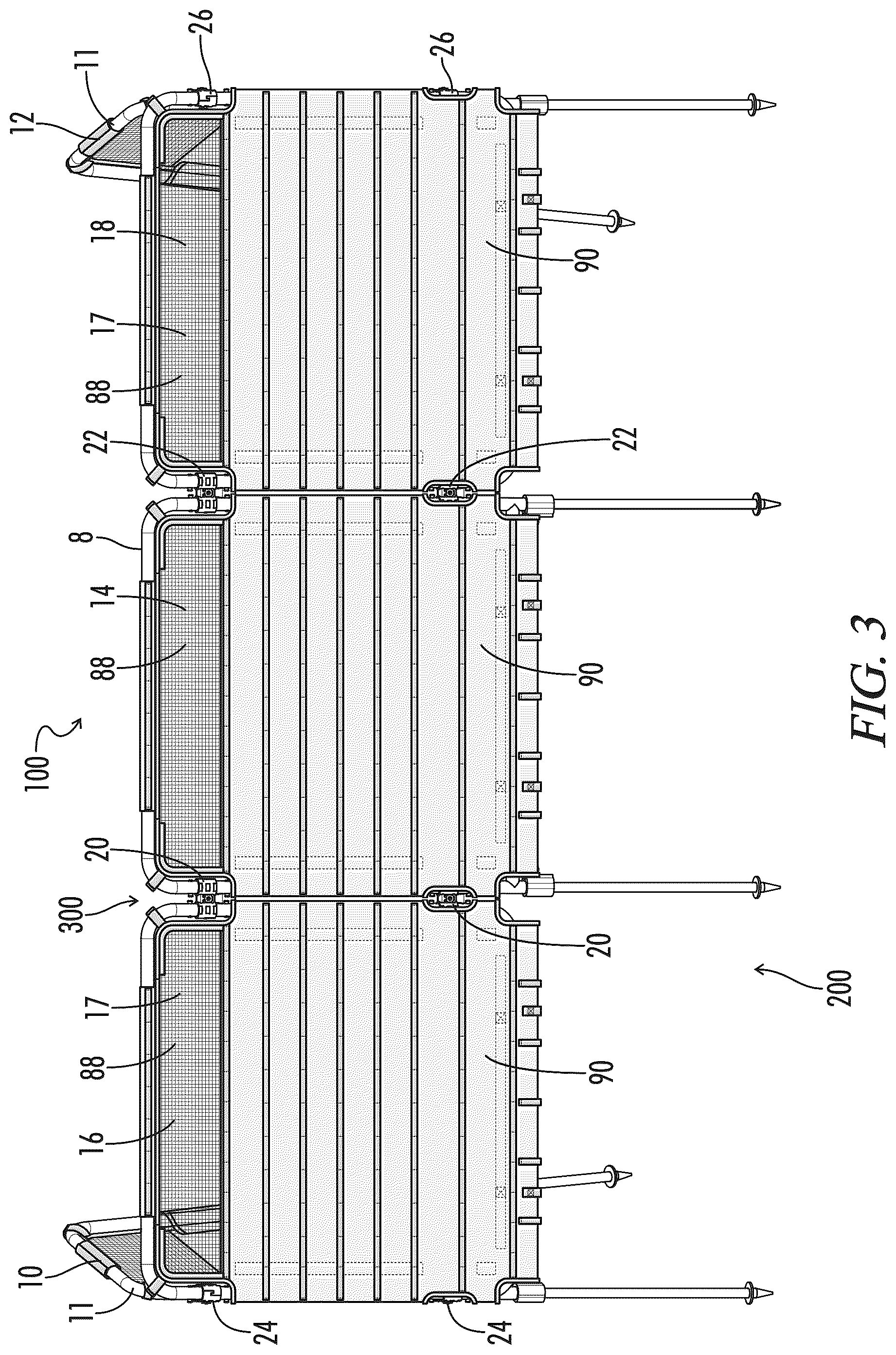 Patent US12310354 Figure 3 – Portable hunting blind