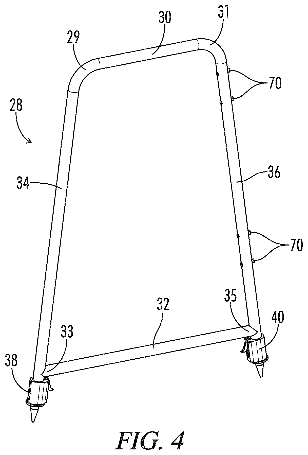 Patent US12310354 Figure 4 – Portable hunting blind