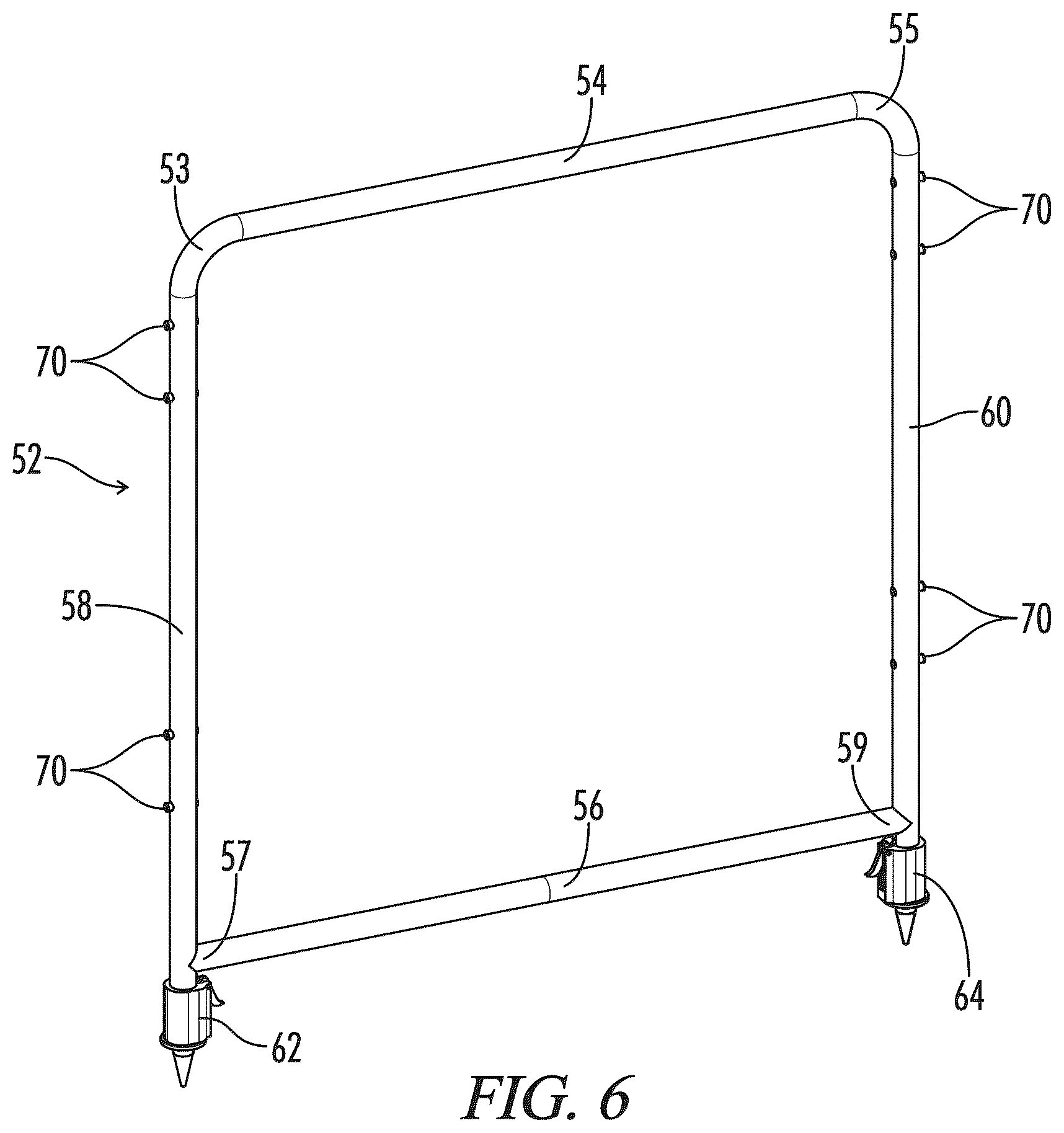 Patent US12310354 Figure 6 – Portable hunting blind