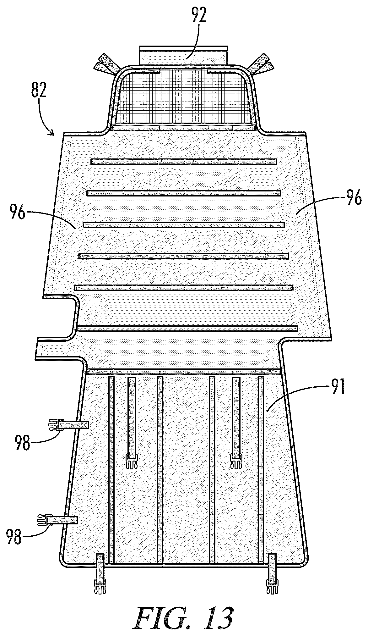 Patent US12310354 Figure 13 – Portable hunting blind