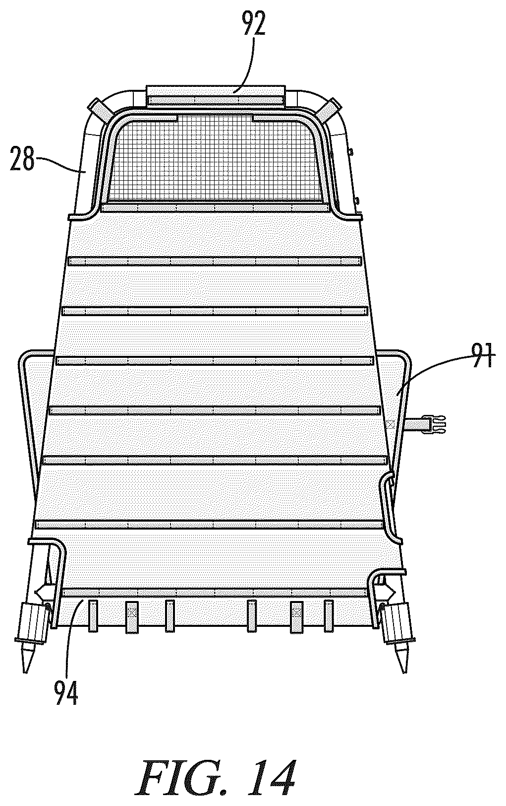 Patent US12310354 Figure 14 – Portable hunting blind