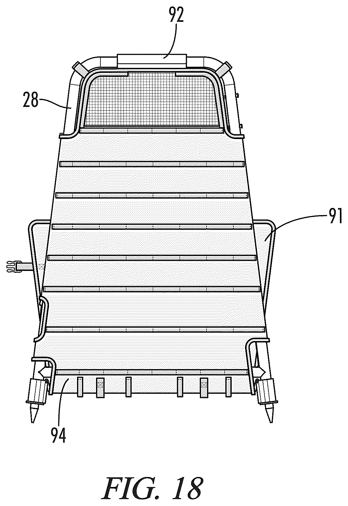 Patent US12310354 Figure 18 – Portable hunting blind