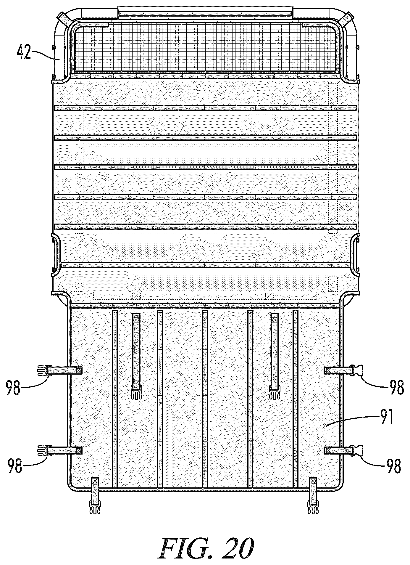 Patent US12310354 Figure 20 – Portable hunting blind