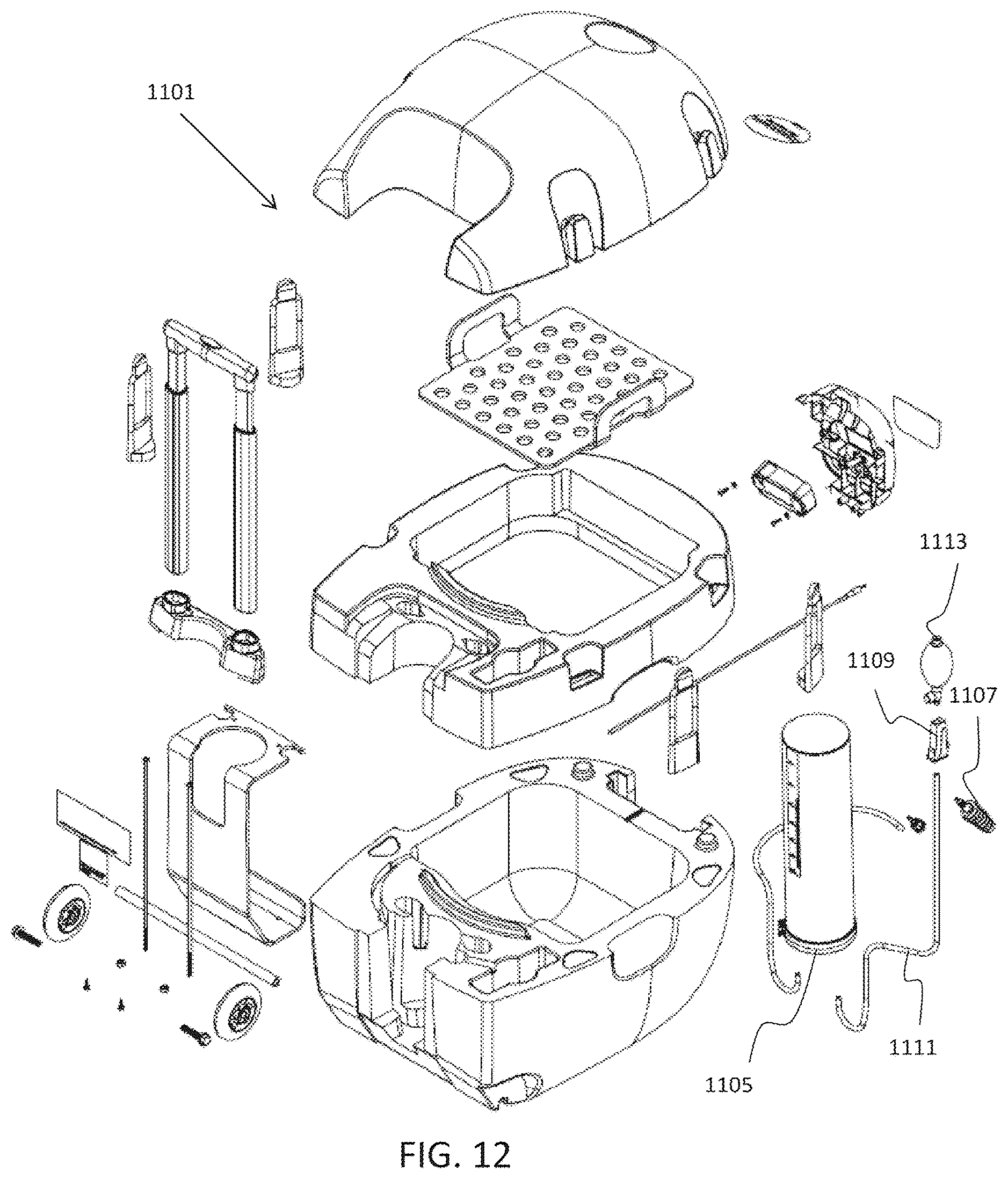 Patent US12310357 Figure 12 – Apparatus for tissue transport and preservation