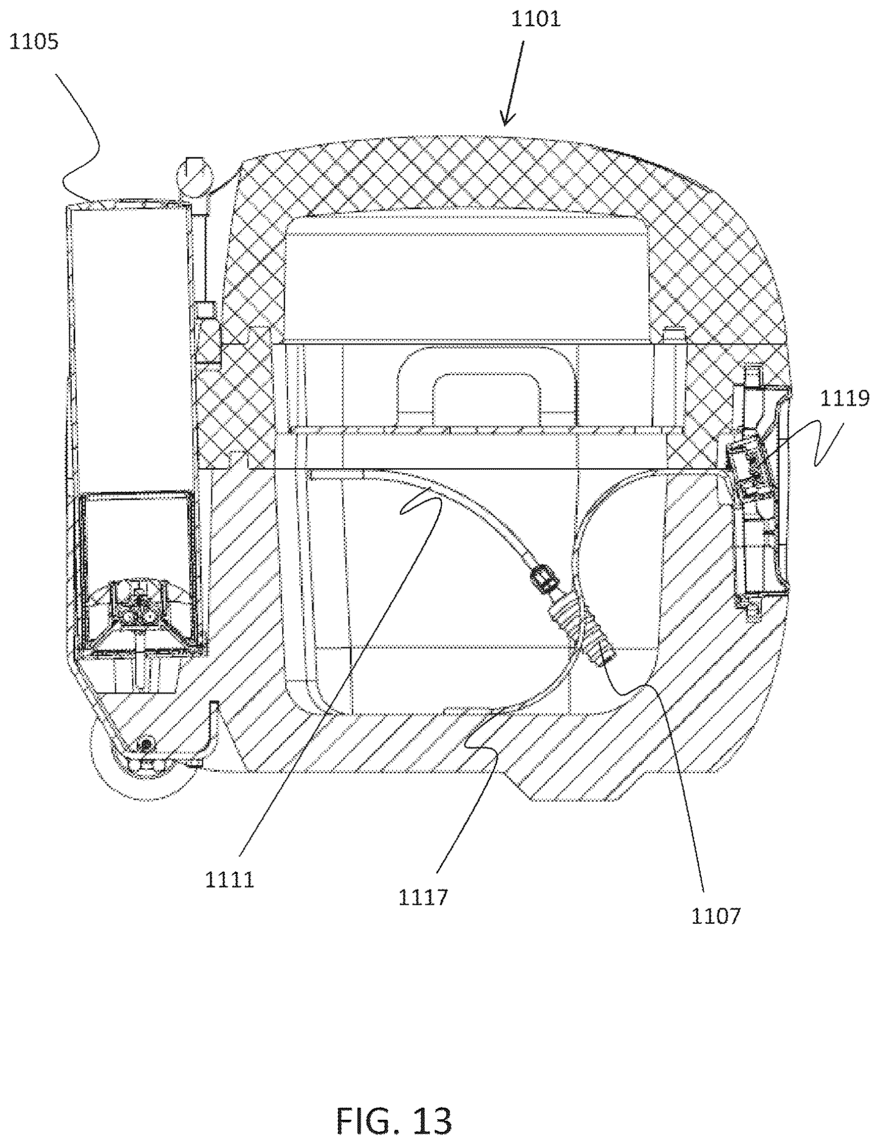 Patent US12310357 Figure 13 – Apparatus for tissue transport and preservation