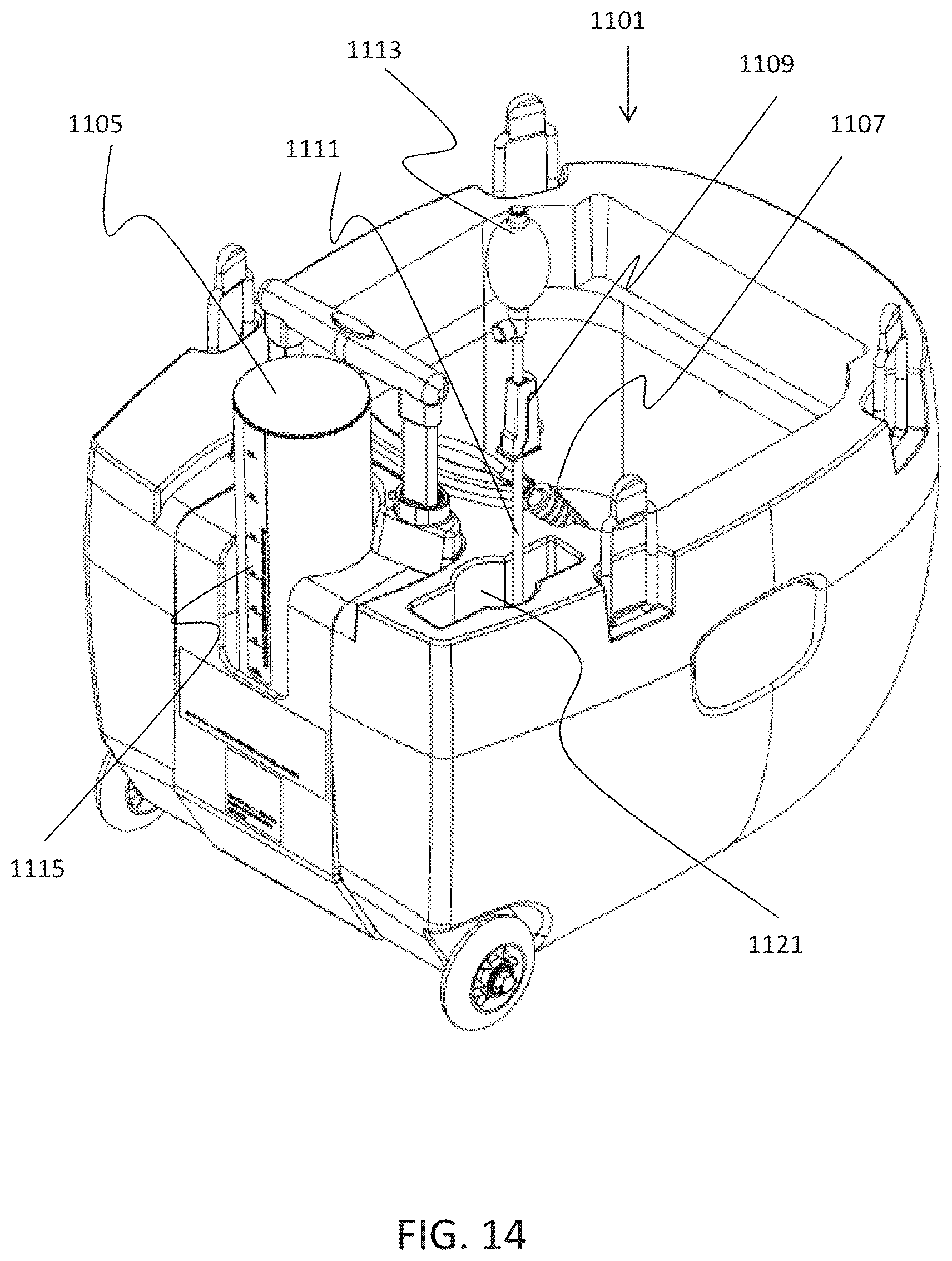 Patent US12310357 Figure 14 – Apparatus for tissue transport and preservation