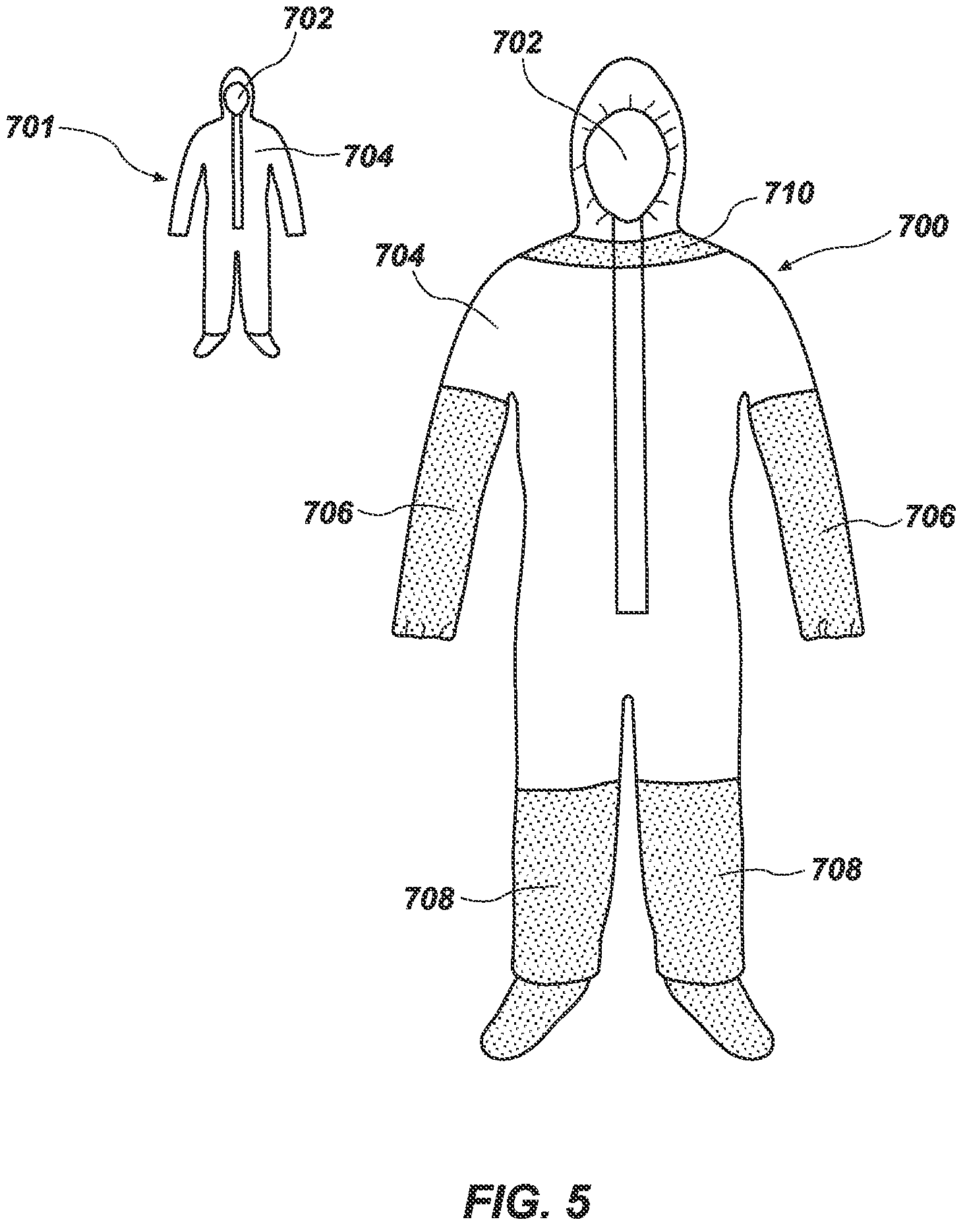 Patent US12310359 Figure 5 – Insect repellent-infused disposable articles