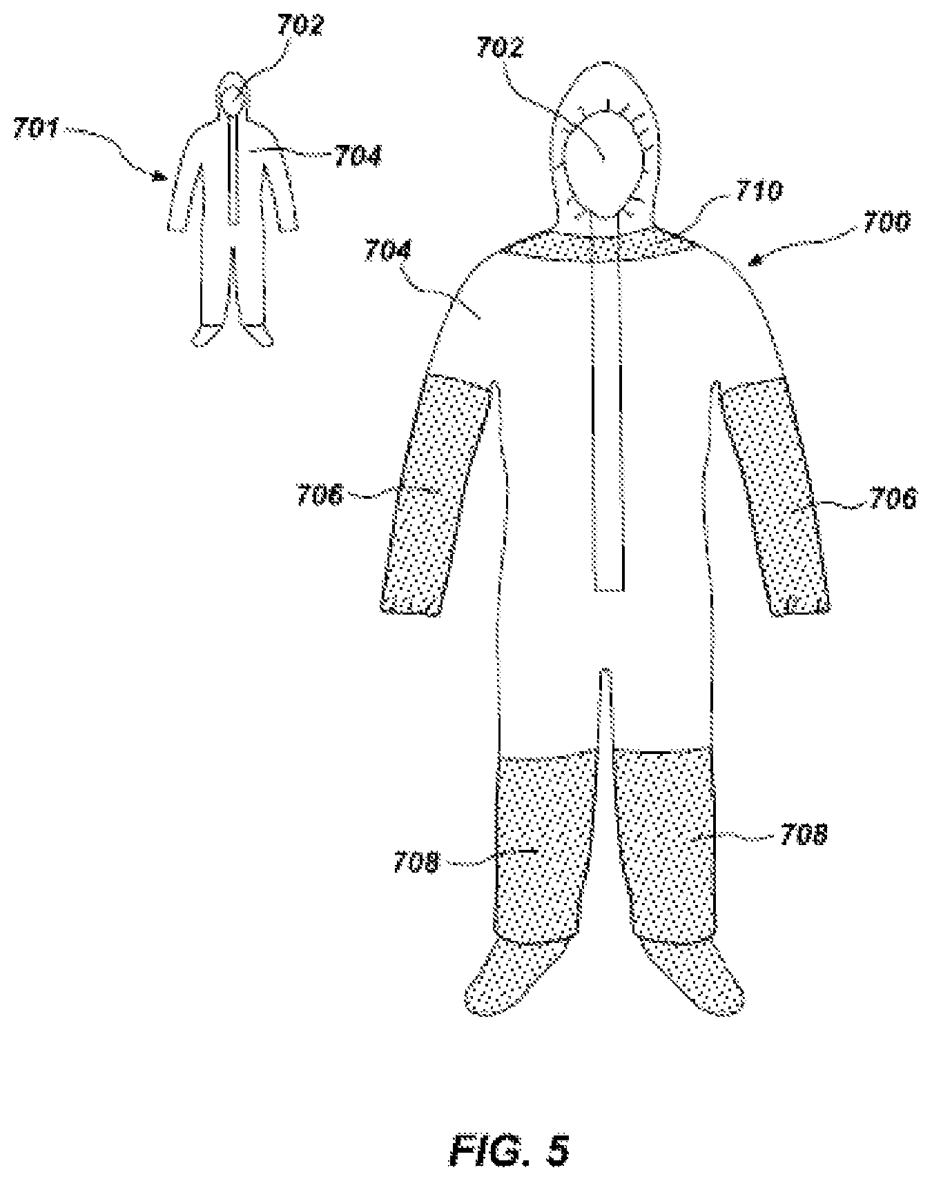 Patent US12310360 Figure 5 – Insect repellant-infused disposable articles