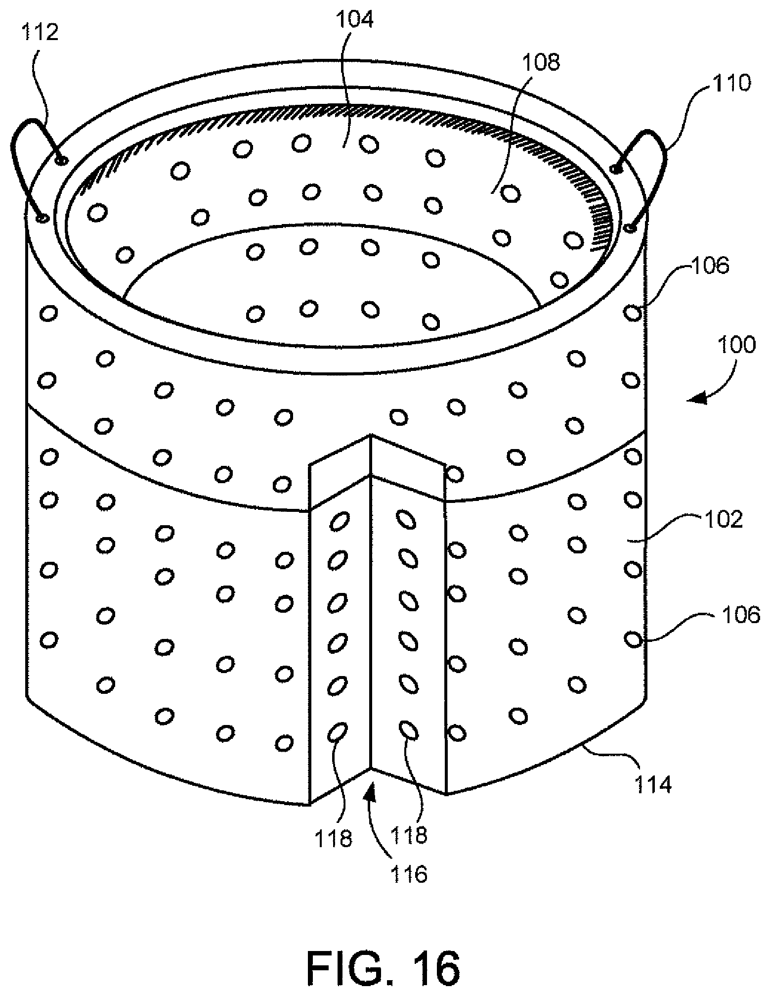 Patent US12310377 Figure 9 – Apparatus and assembly for the cleaning and cooking of seafood and crustacea