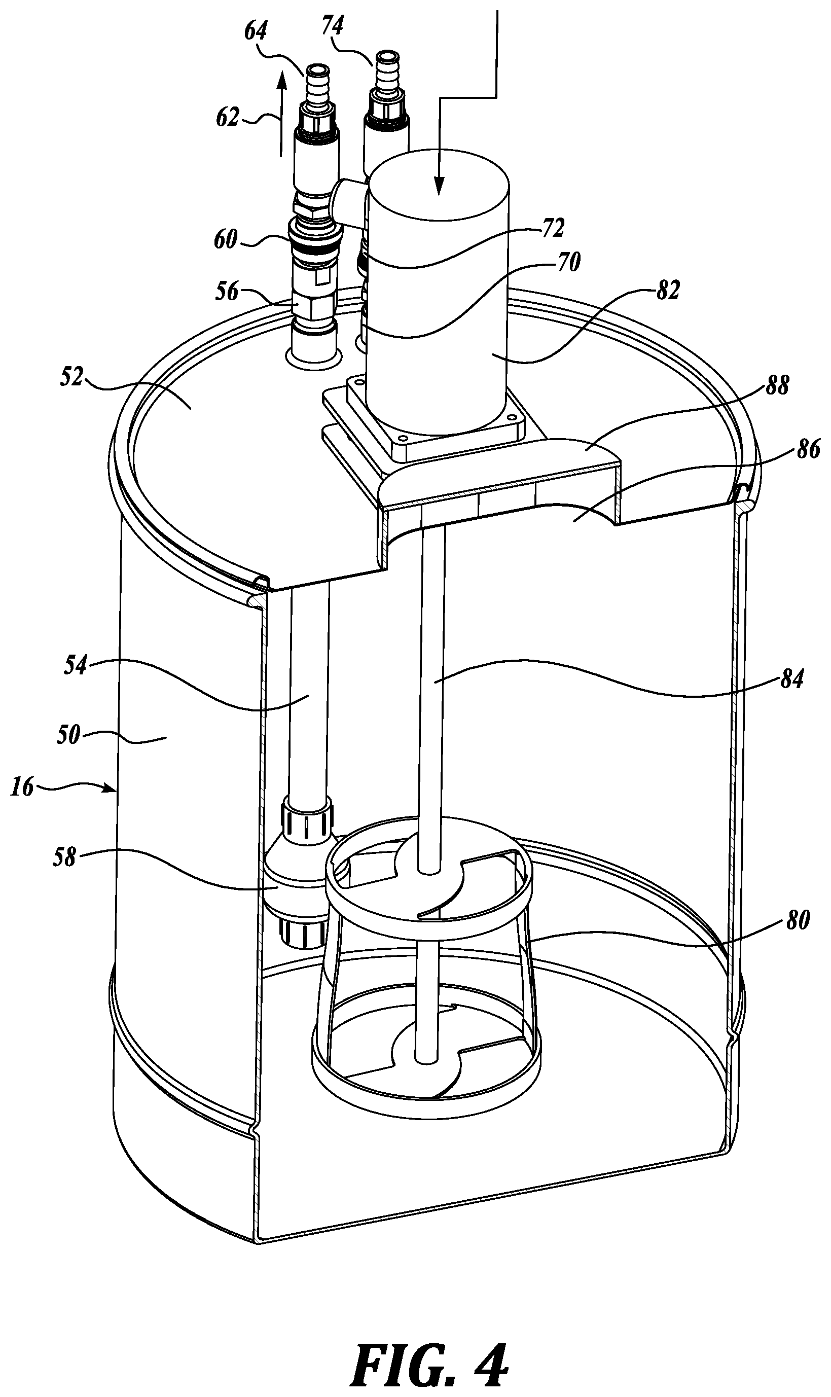 Patent US12310378 Figure 4 – Produce processing dosing system