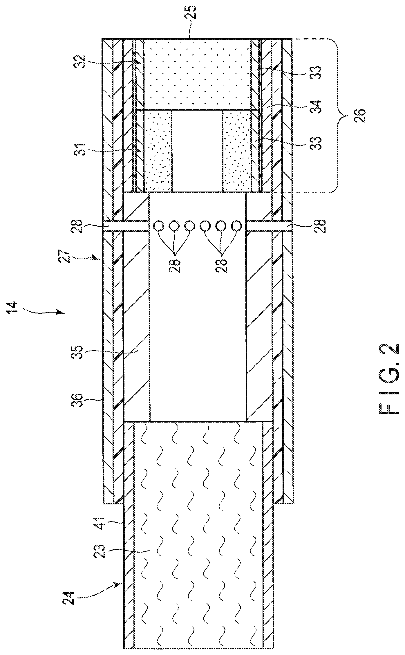 Patent US12310399 Figure 2 – Non-combustible heating-type smoking article, electric heating-type smoking system, and method for producing non-combustible heating-type smoking article