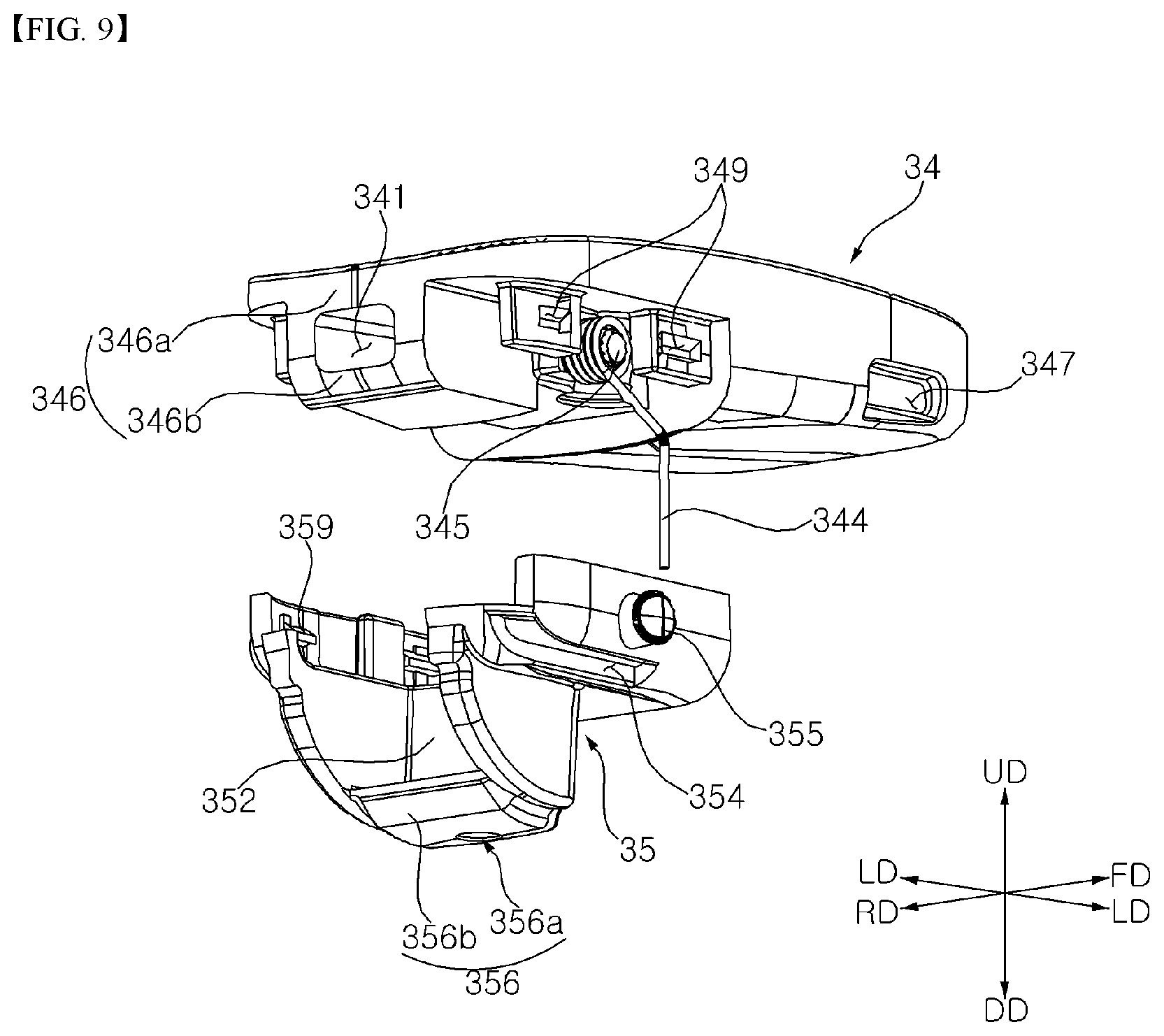 Patent US12310402 Figure 9 – Aerosol-generating device