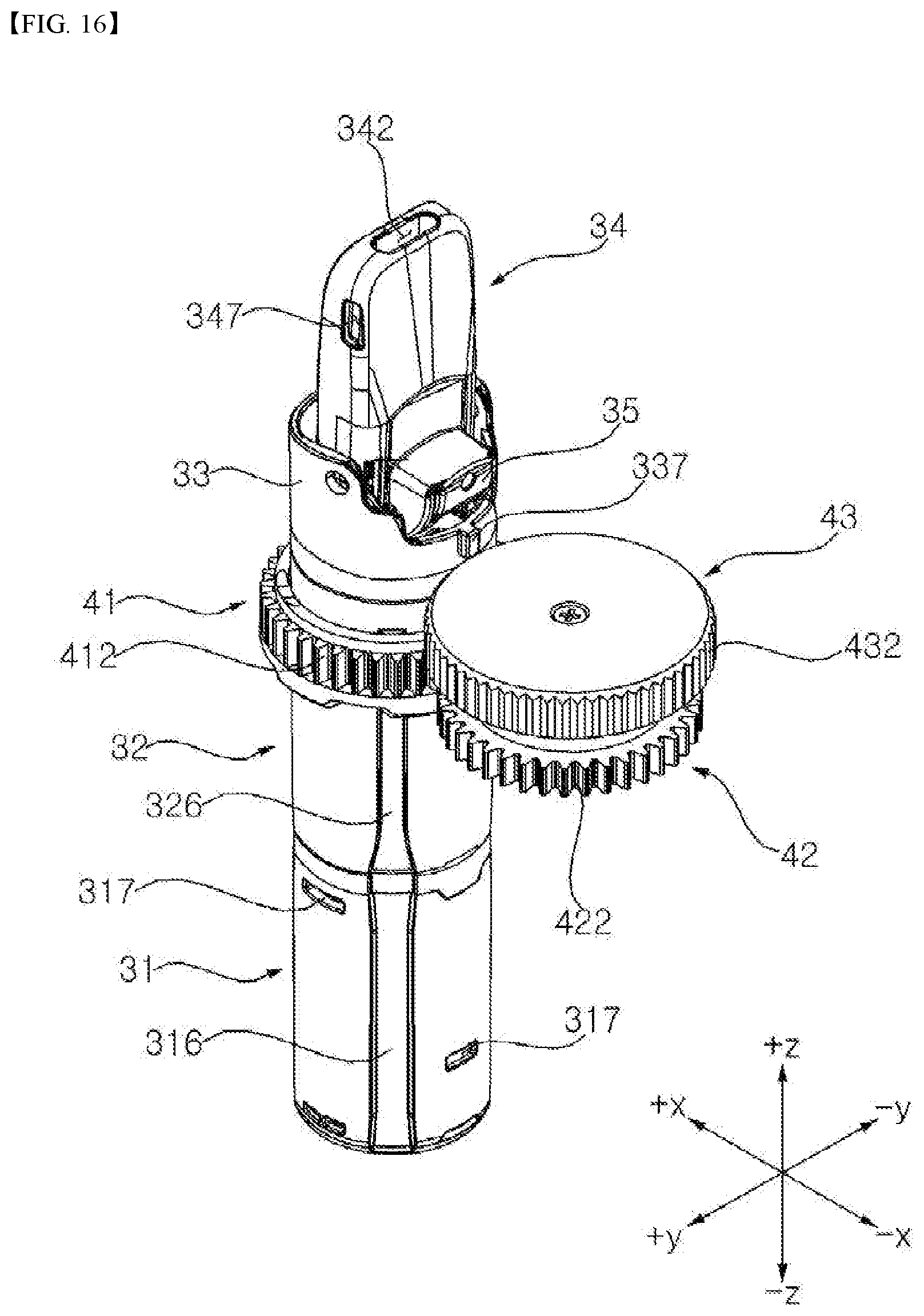 Patent US12310402 Figure 16 – Aerosol-generating device