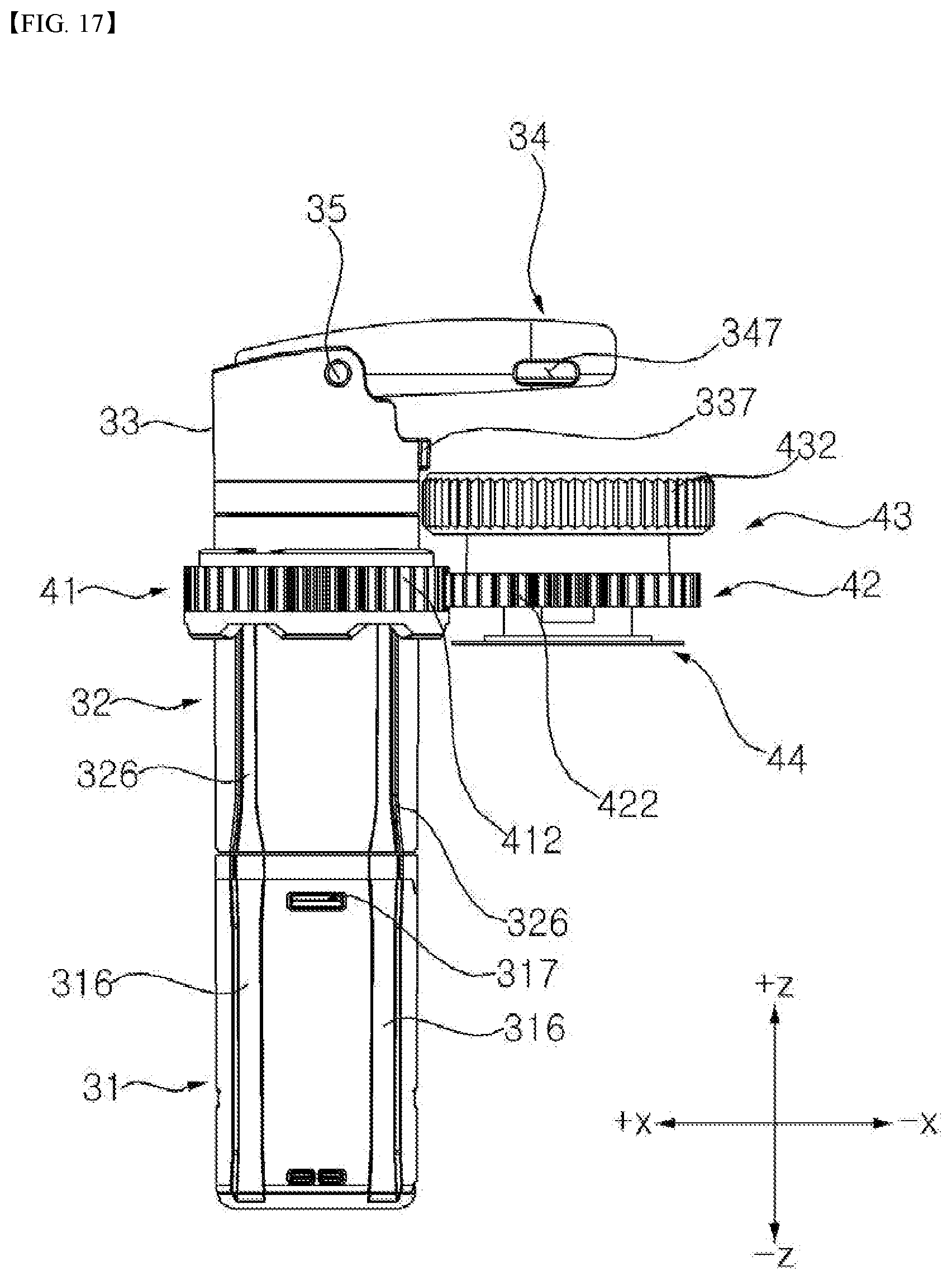 Patent US12310402 Figure 17 – Aerosol-generating device
