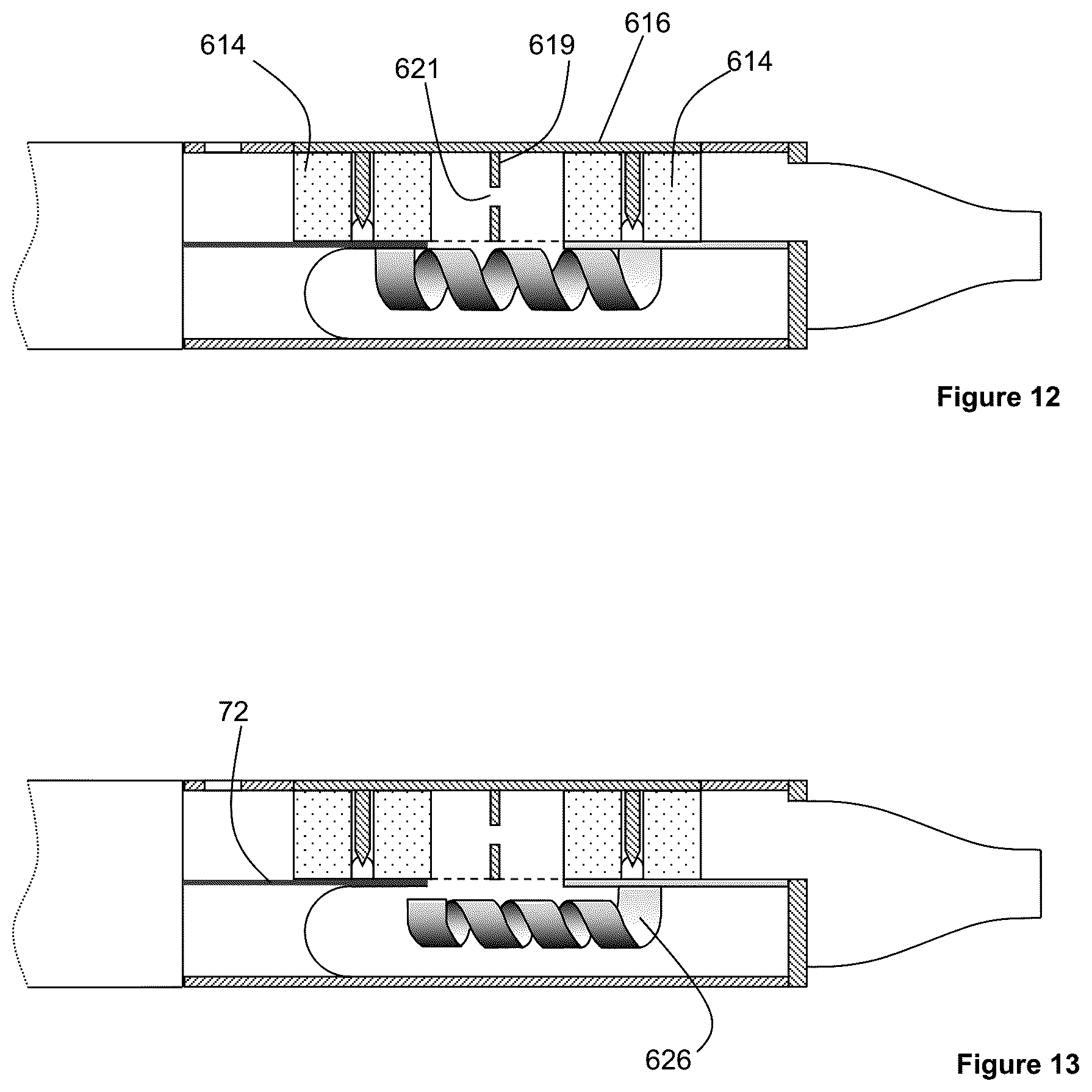Patent US12310404 Figure 5 – Aerosol-generating system comprising integrated piercing element