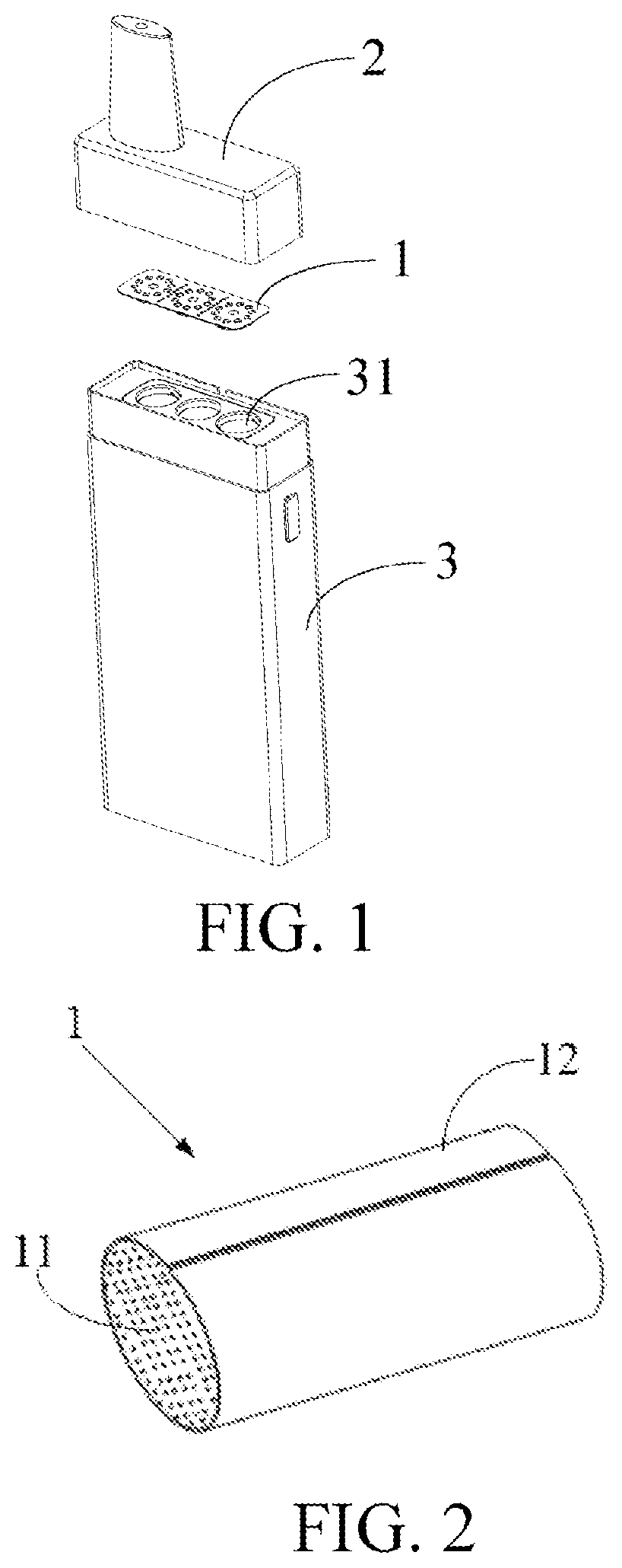 Patent US12310405 Figure 1 – Vaporization main unit and aerosol-forming device