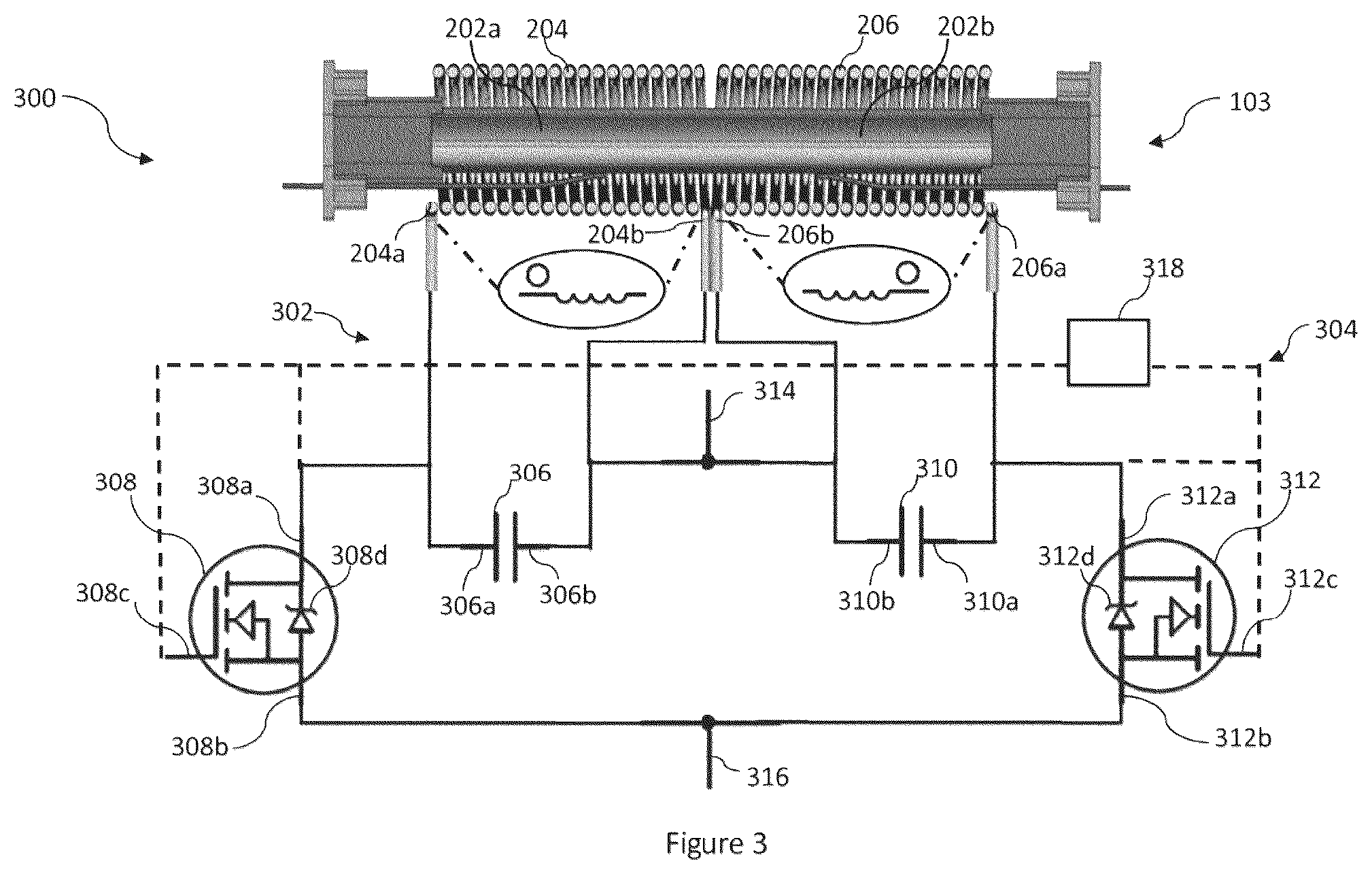 Patent US12310410 Figure 3 – Inductive heating arrangement