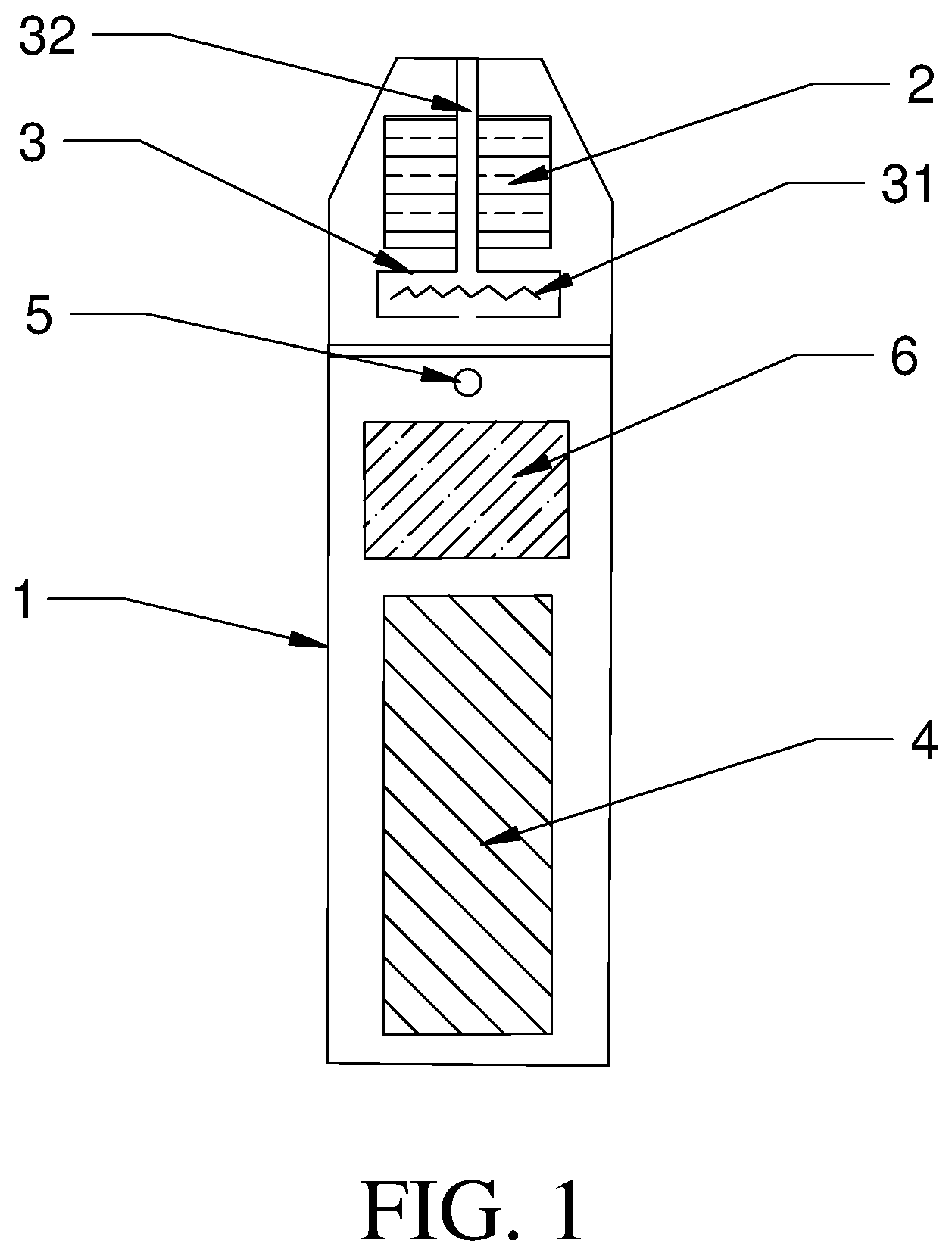 Patent US12310413 Figure 1 – Electronic cigarette capable of dose control and control method thereof