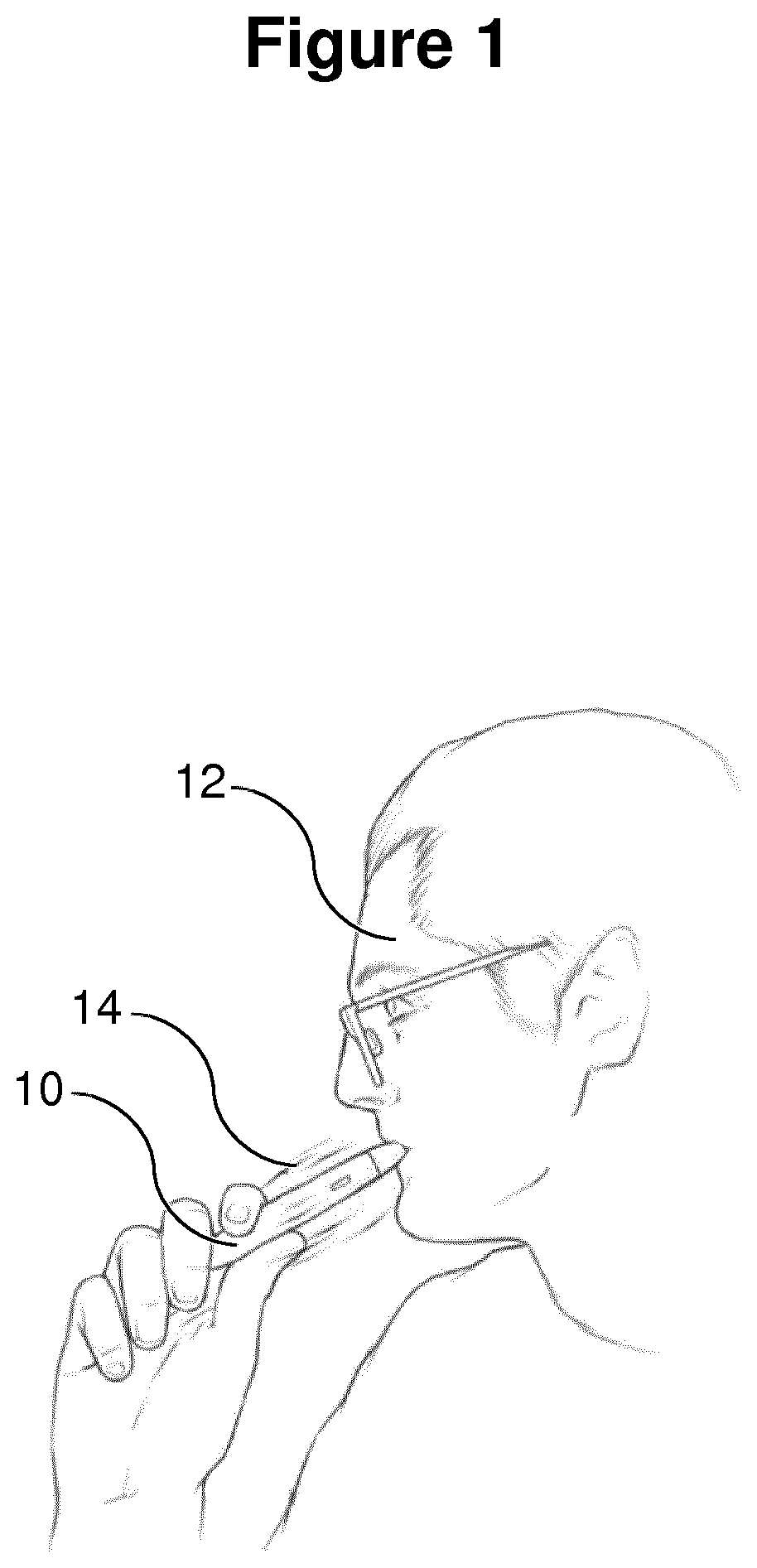 Patent US12310414 Figure 1 – Aerosol-generating device with adaptable haptic feedback