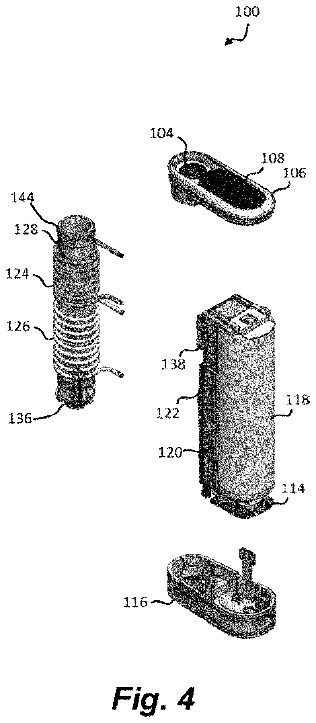 Patent US12310417 Figure 4 – Apparatus for aerosol generating device having heating control circuit heating based on temperature of the heater or heaters